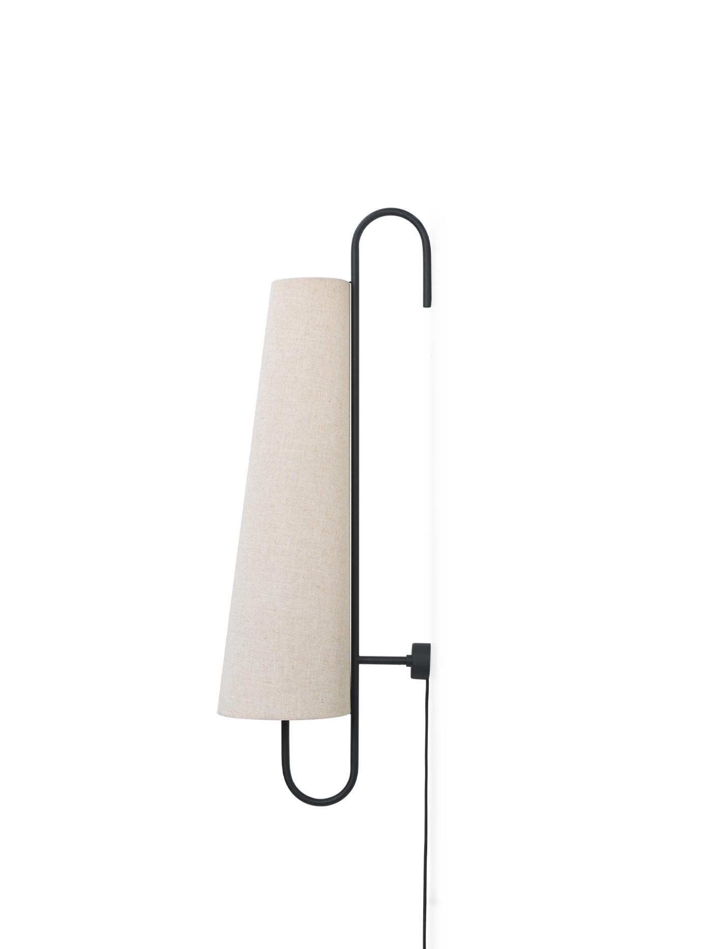 Ancora Wall Lamp – Black/Natural – Ul Lighting