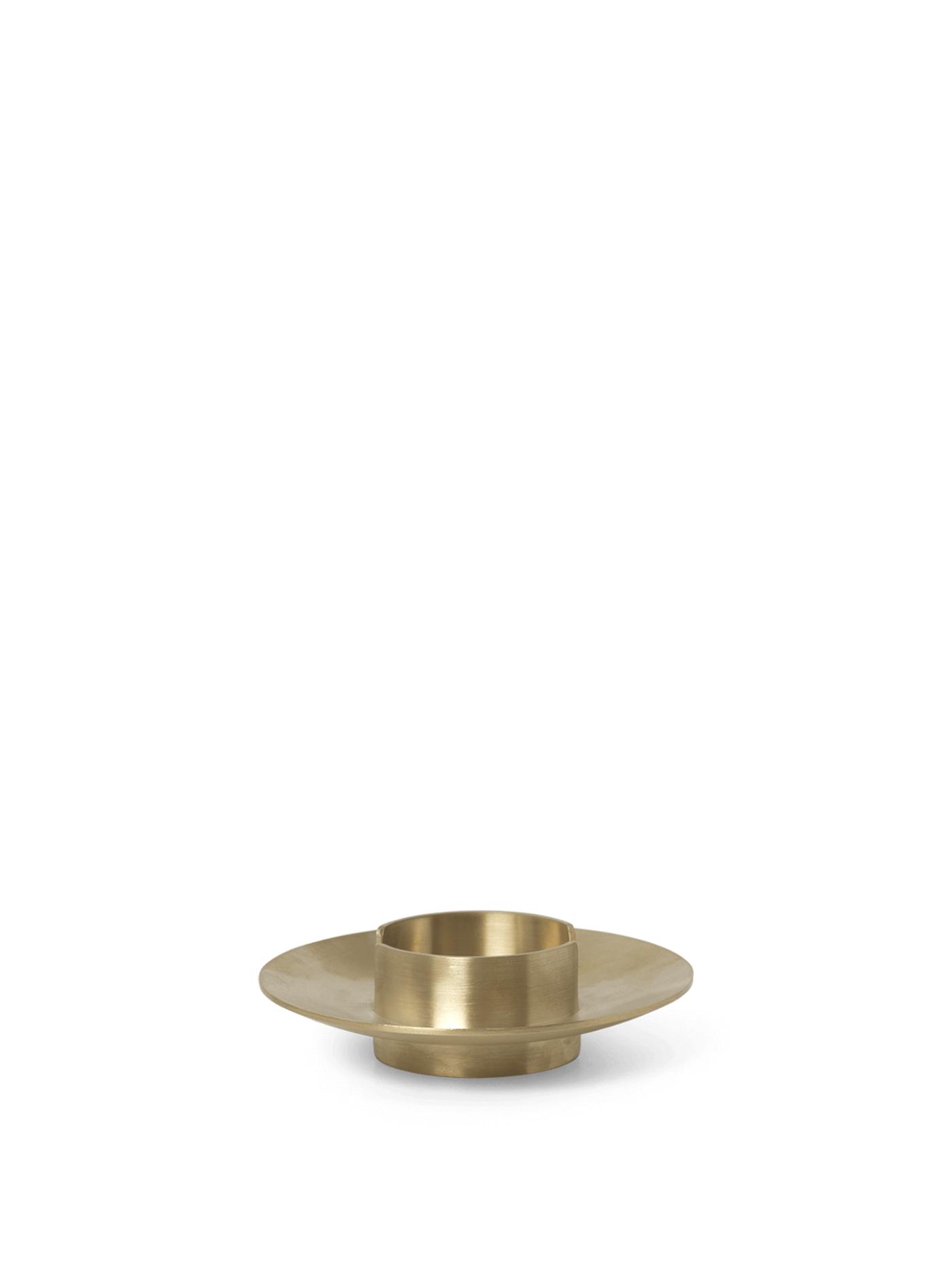 Block Candle Holder – Brass Accessories