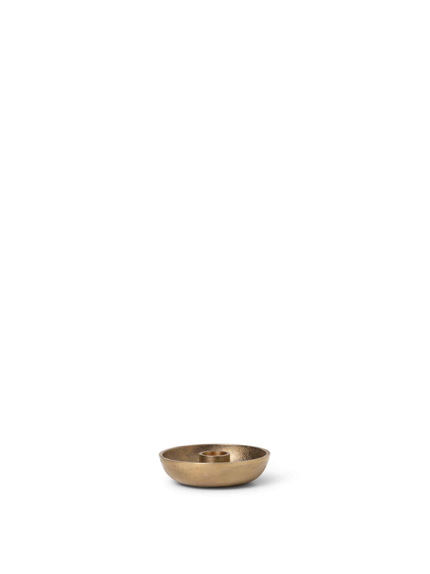 Bowl Candle Holder – Single – Brass Accessories