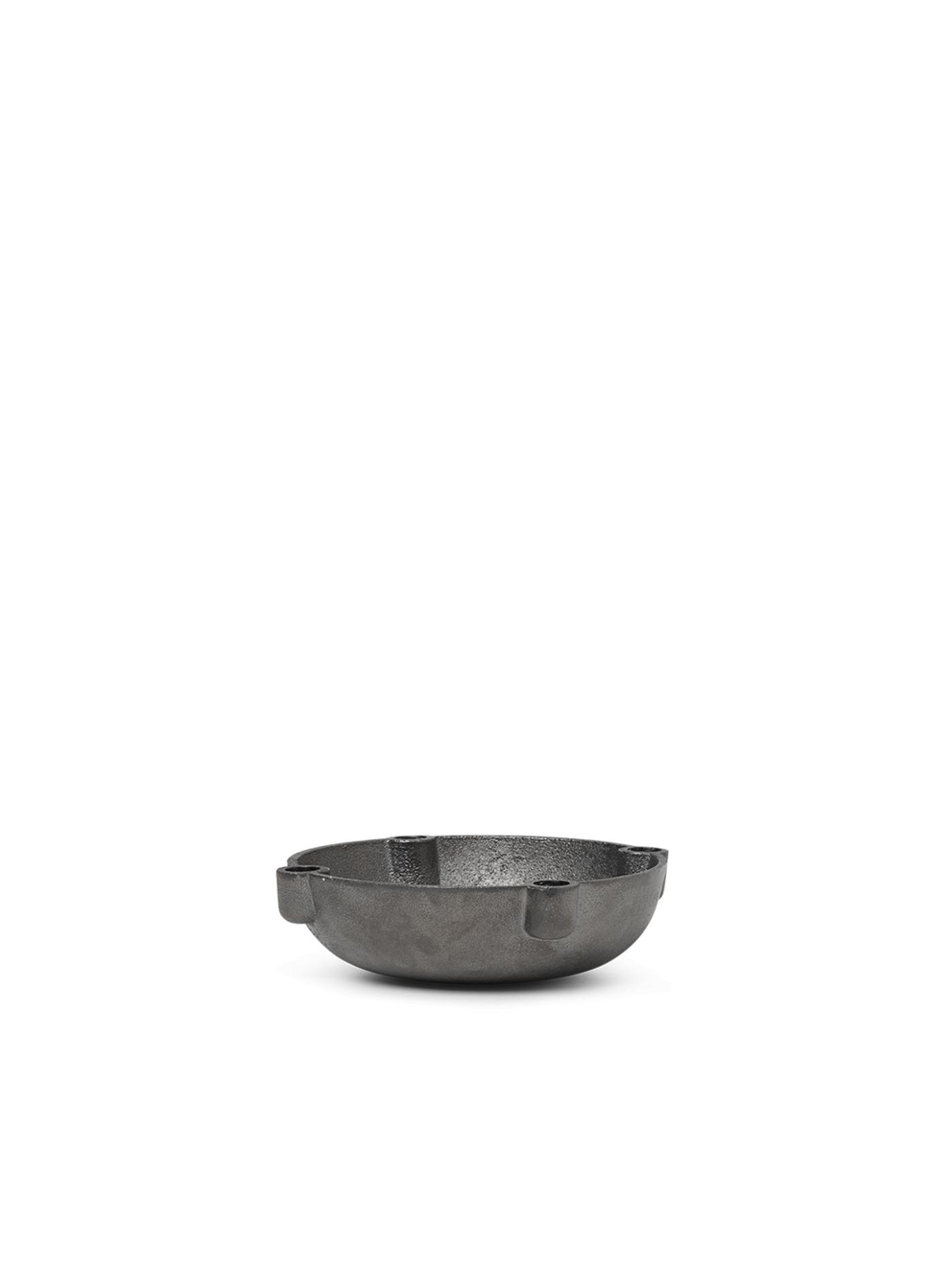 Bowl Candle Holder – Small – Black Brass Accessories