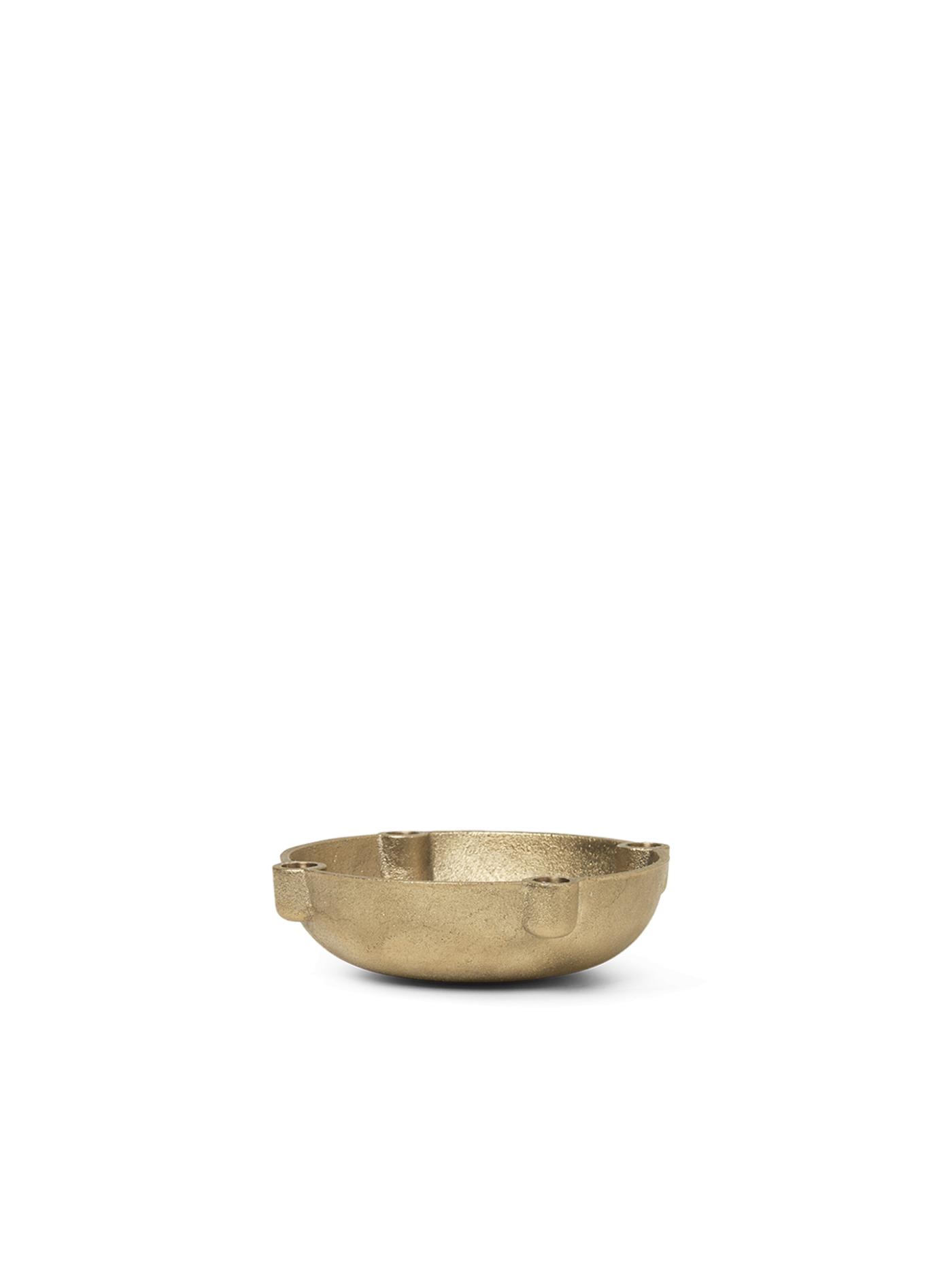 Bowl Candle Holder – Small – Brass Accessories