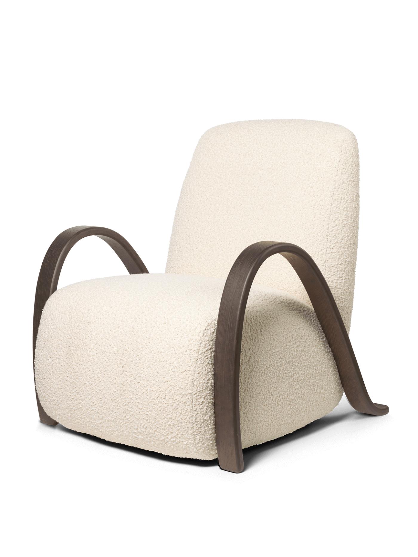 Buur Lounge Chair – Nordic Boucl/U00E9 – Off-White – Us Chairs And Benches