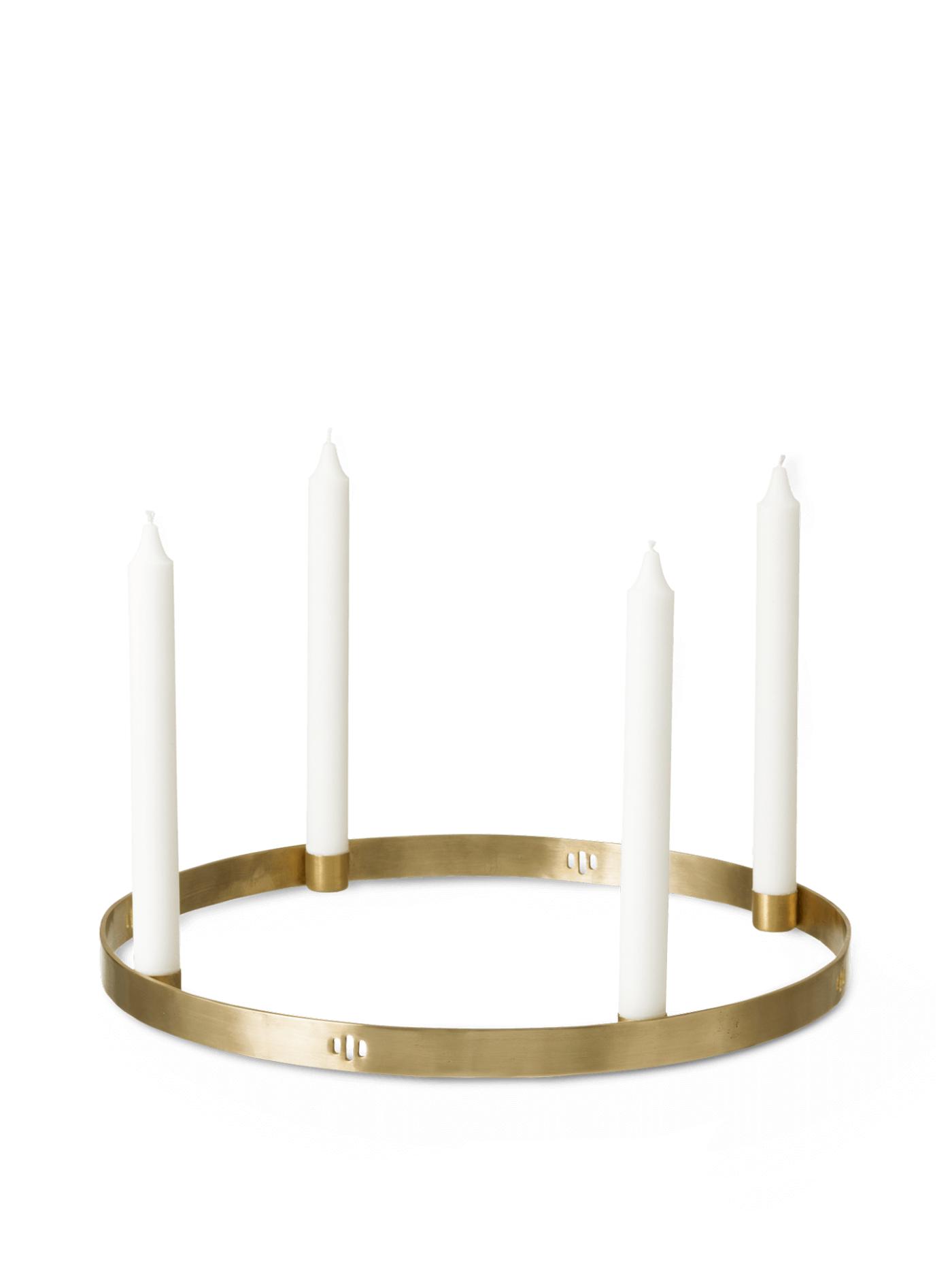 Candle Holder Circle – Large – Brass Accessories