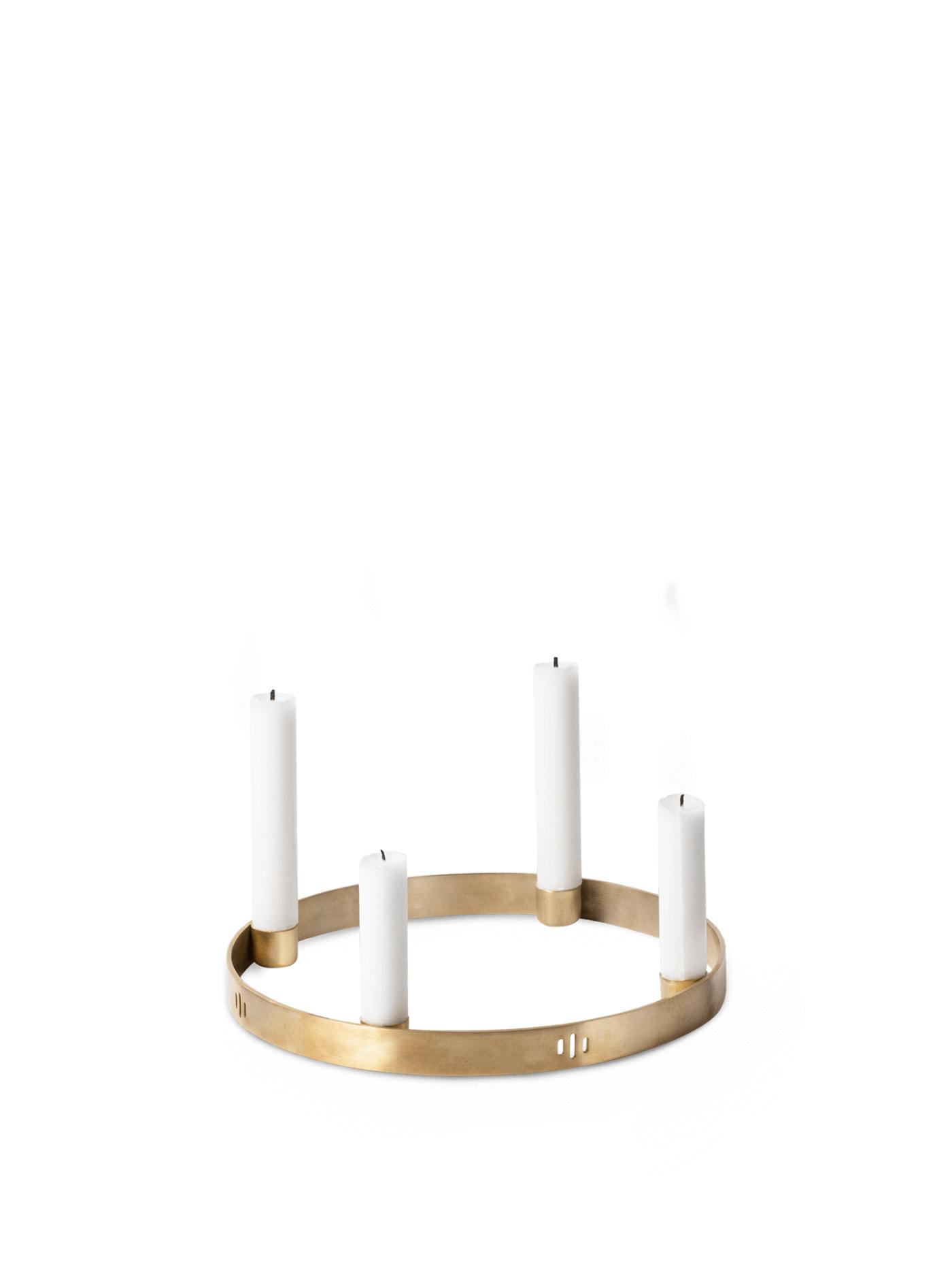 Candle Holder Circle – Small – Brass Accessories