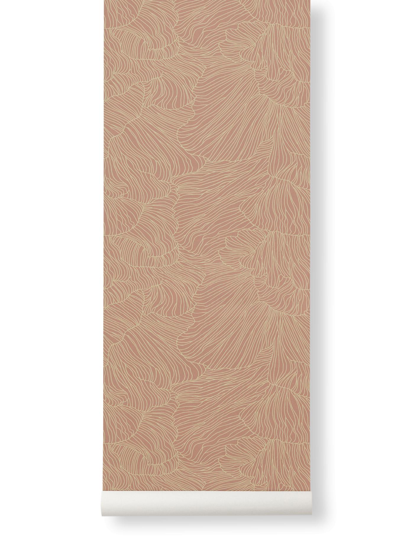 Coral Wallpaper – Dusty Rose/Beige Accessories