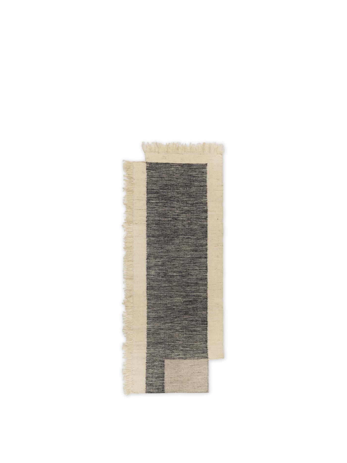 Counter Runner – Charcoal/Off-White Mats And Runners