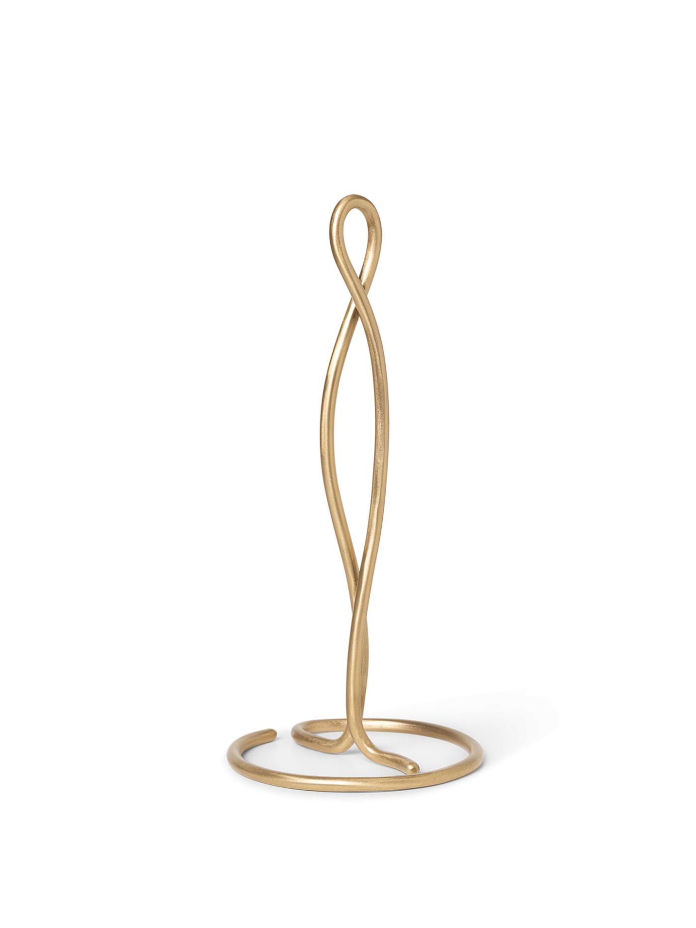 Curvature Paper Towel Holder – Brass Kitchen