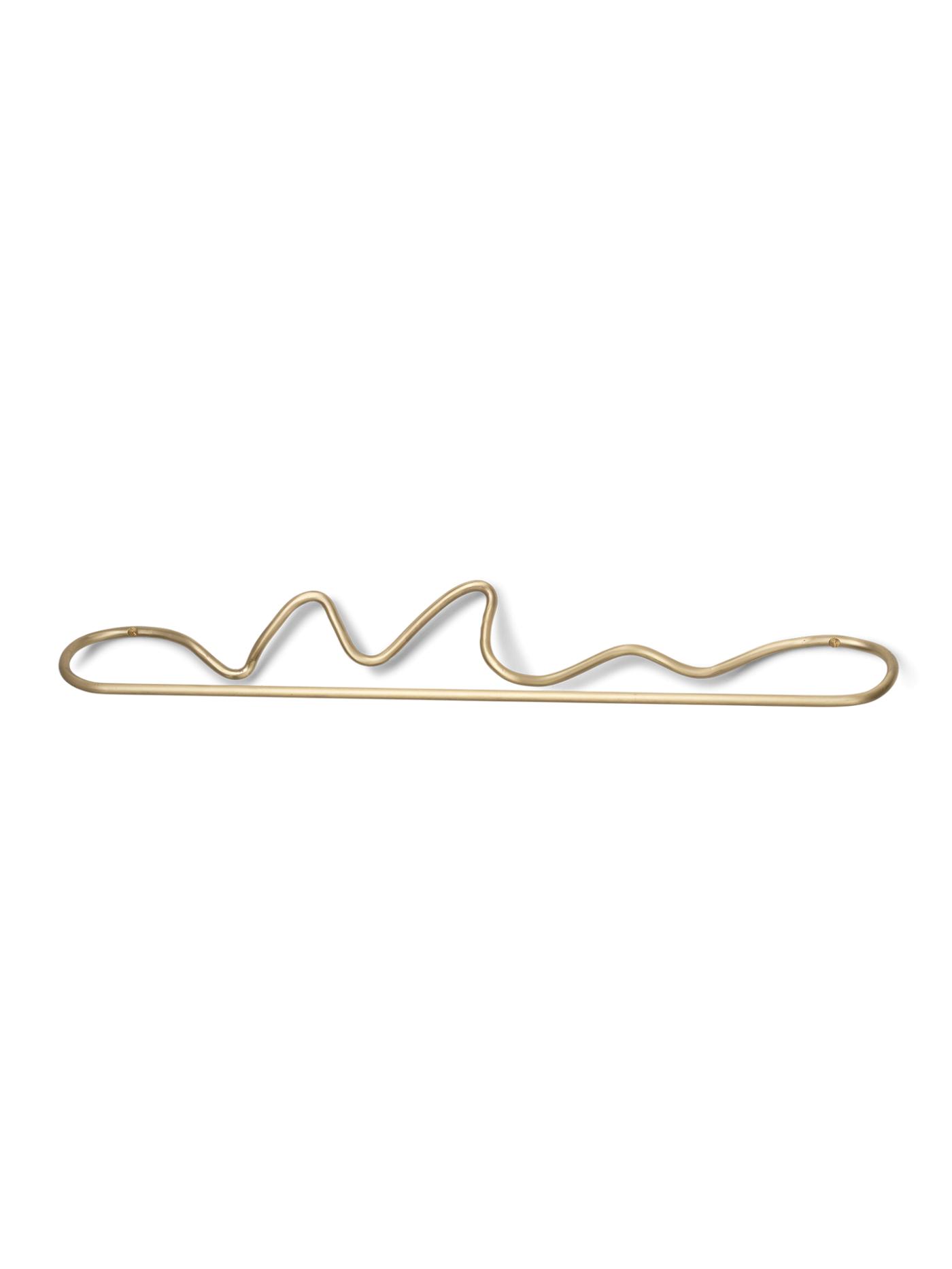 Curvature Towel Hanger – Brass Accessories