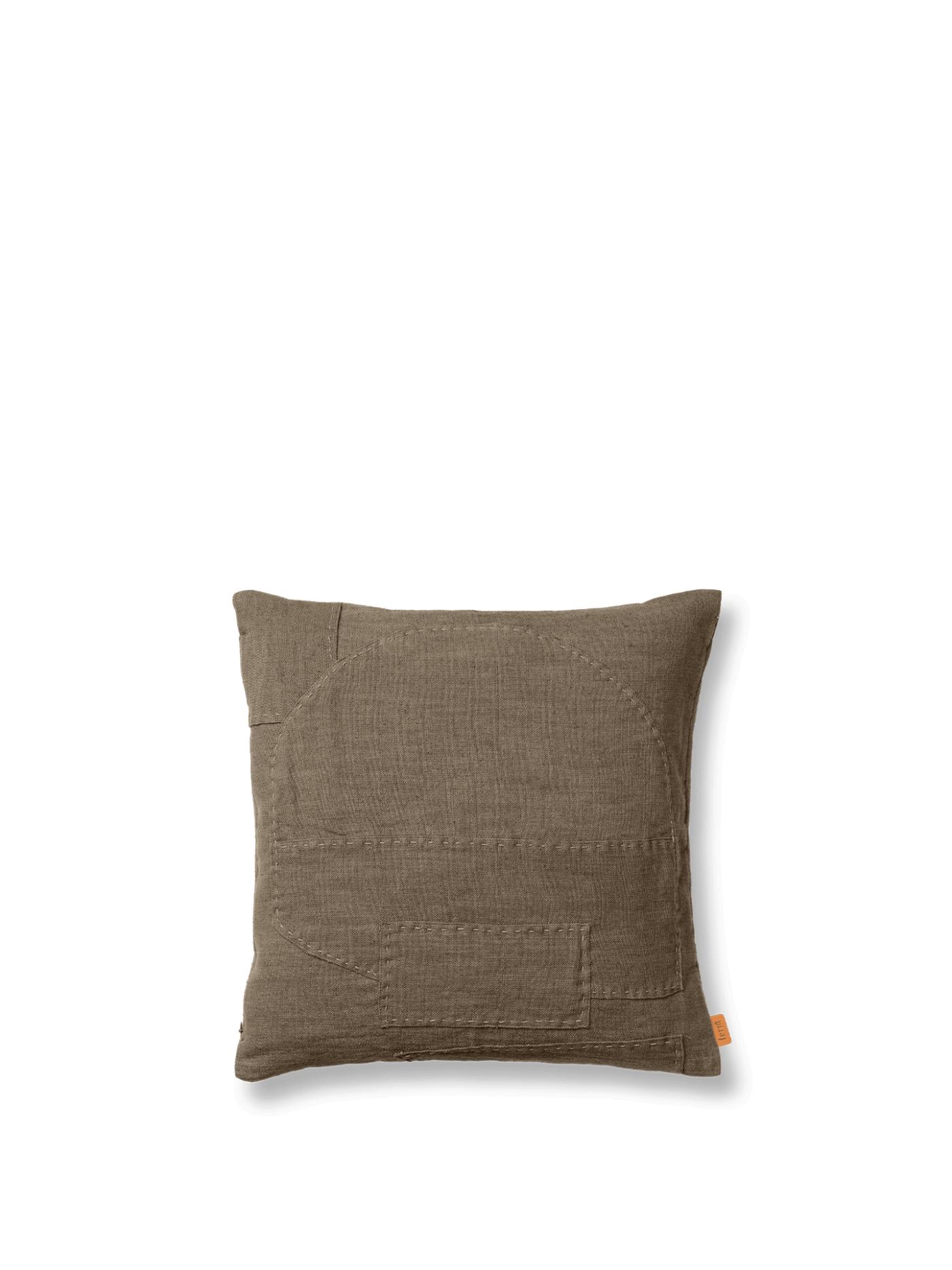 Darn Cushion – Dark Taupe Cushions