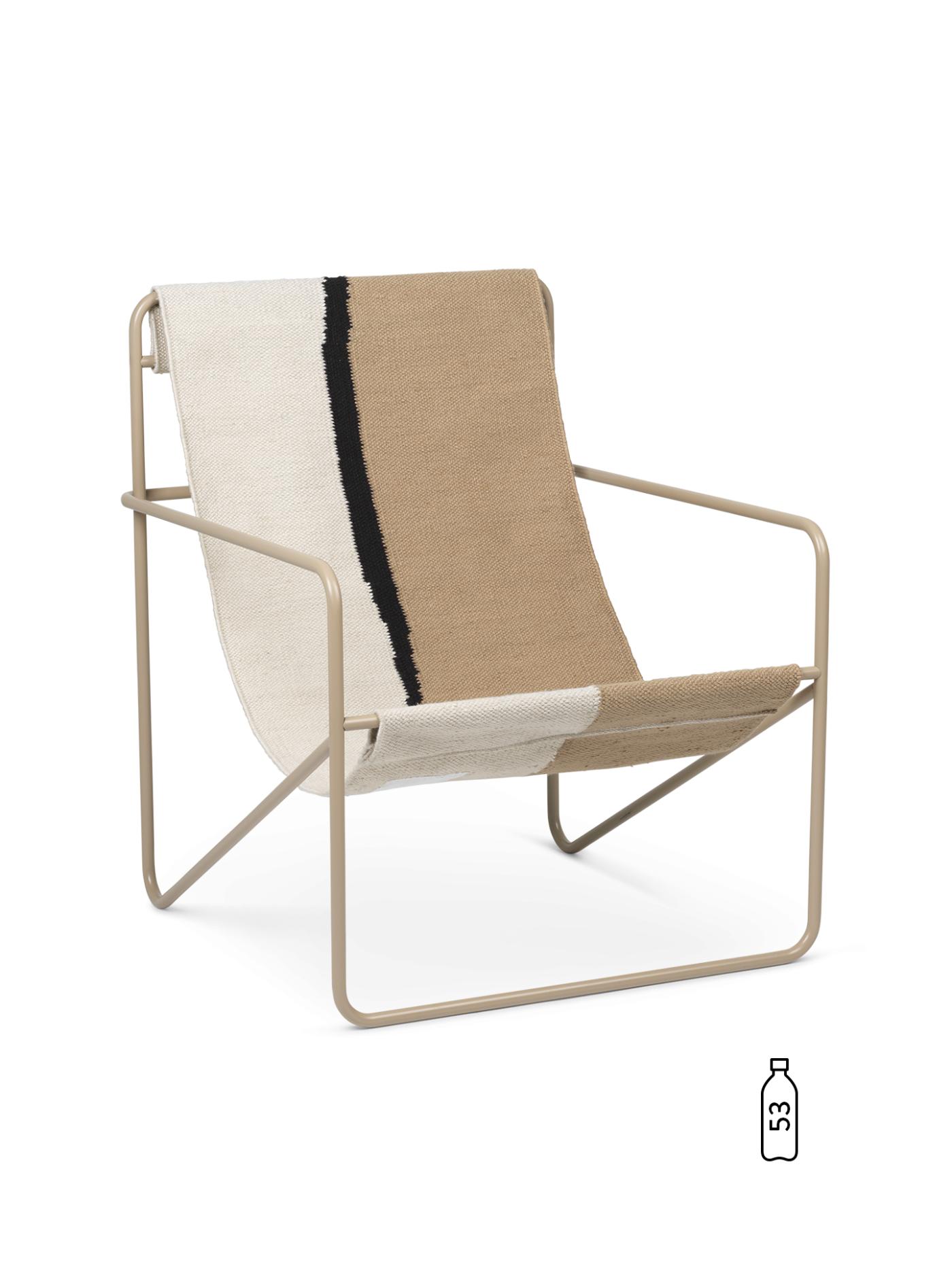 Desert Lounge Chair – Cashmere/Soil Chairs And Benches