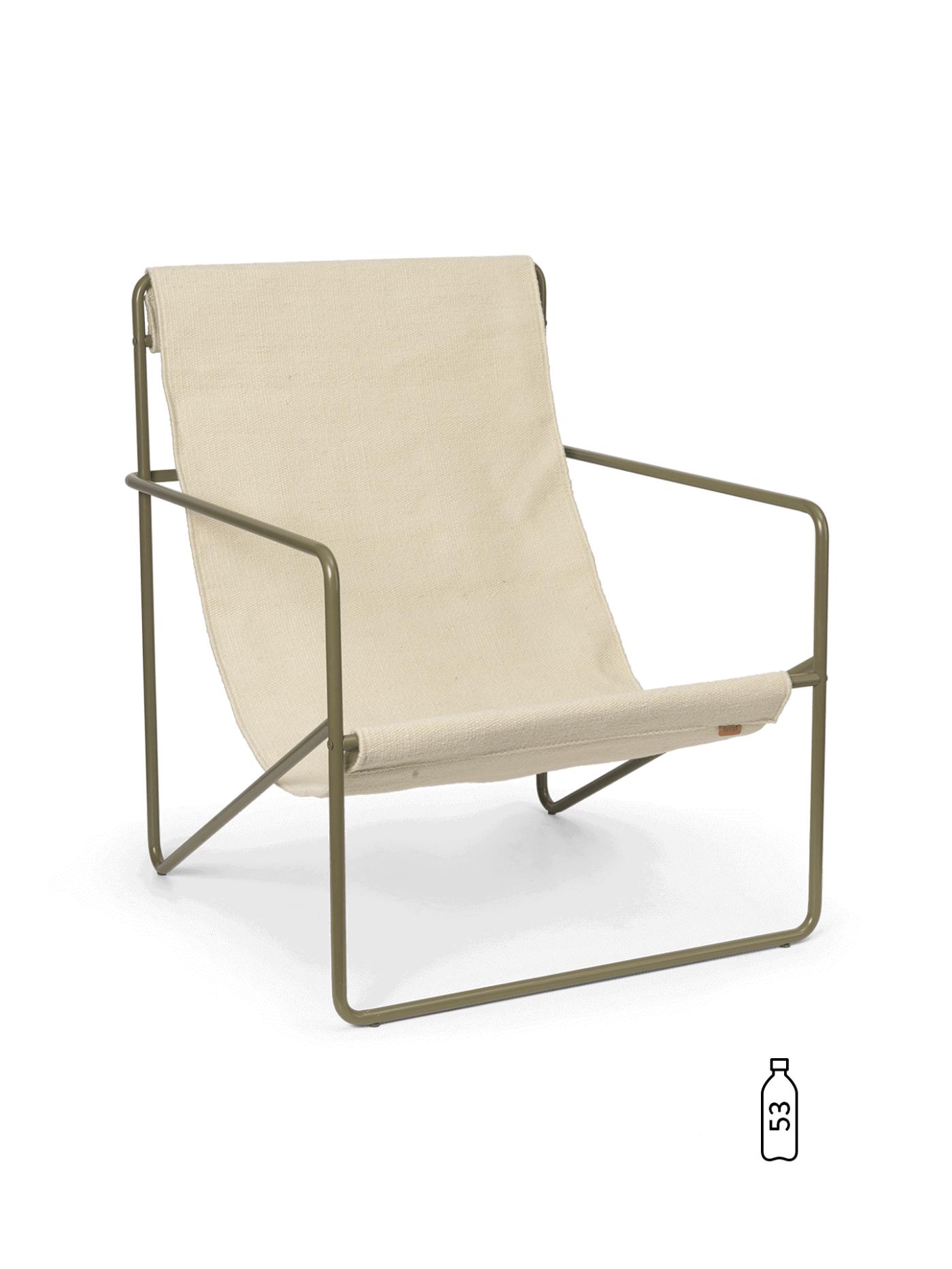 Desert Lounge Chair – Olive/Cloud Chairs And Benches