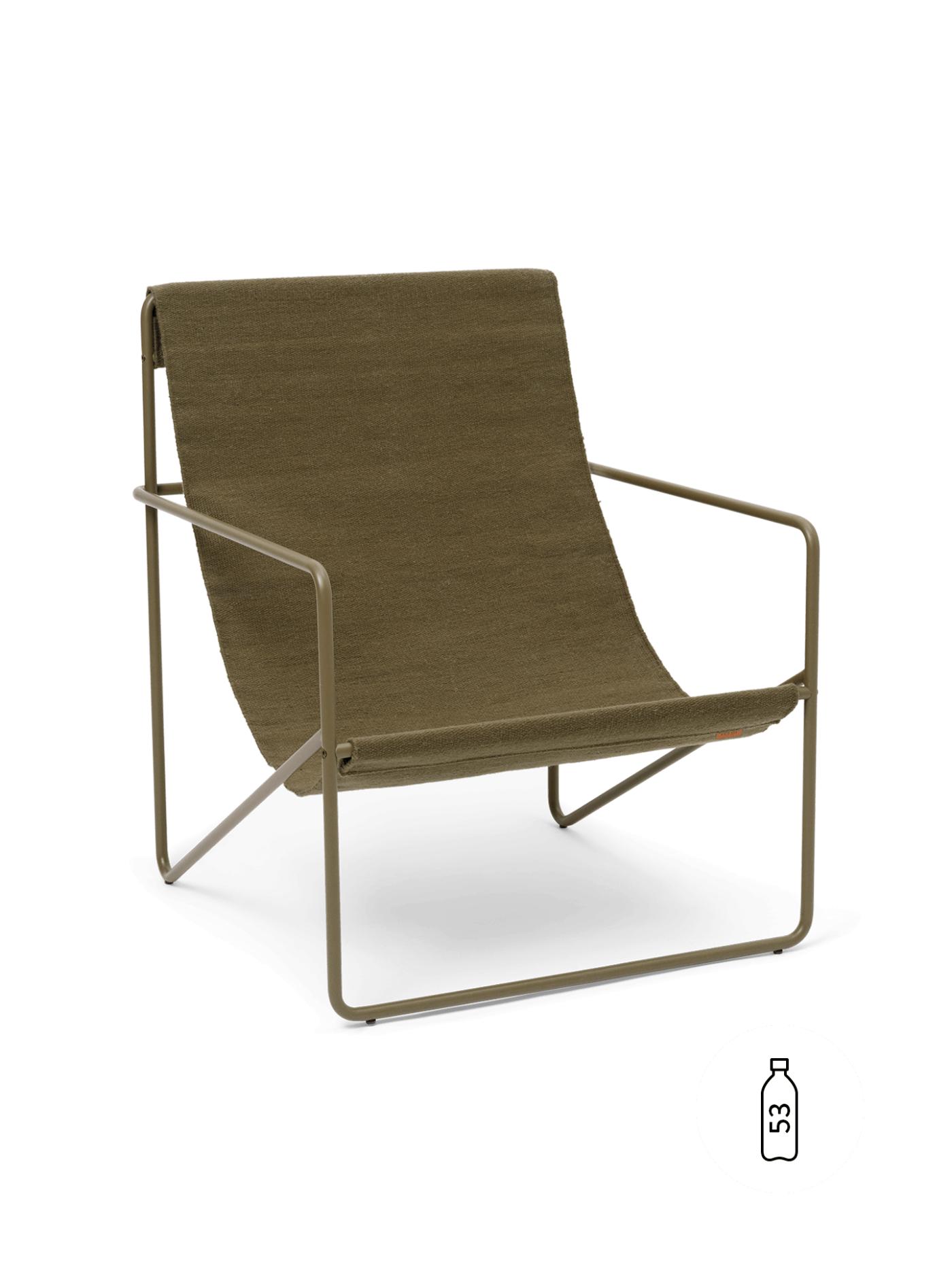 Desert Lounge Chair – Olive/Olive Chairs And Benches