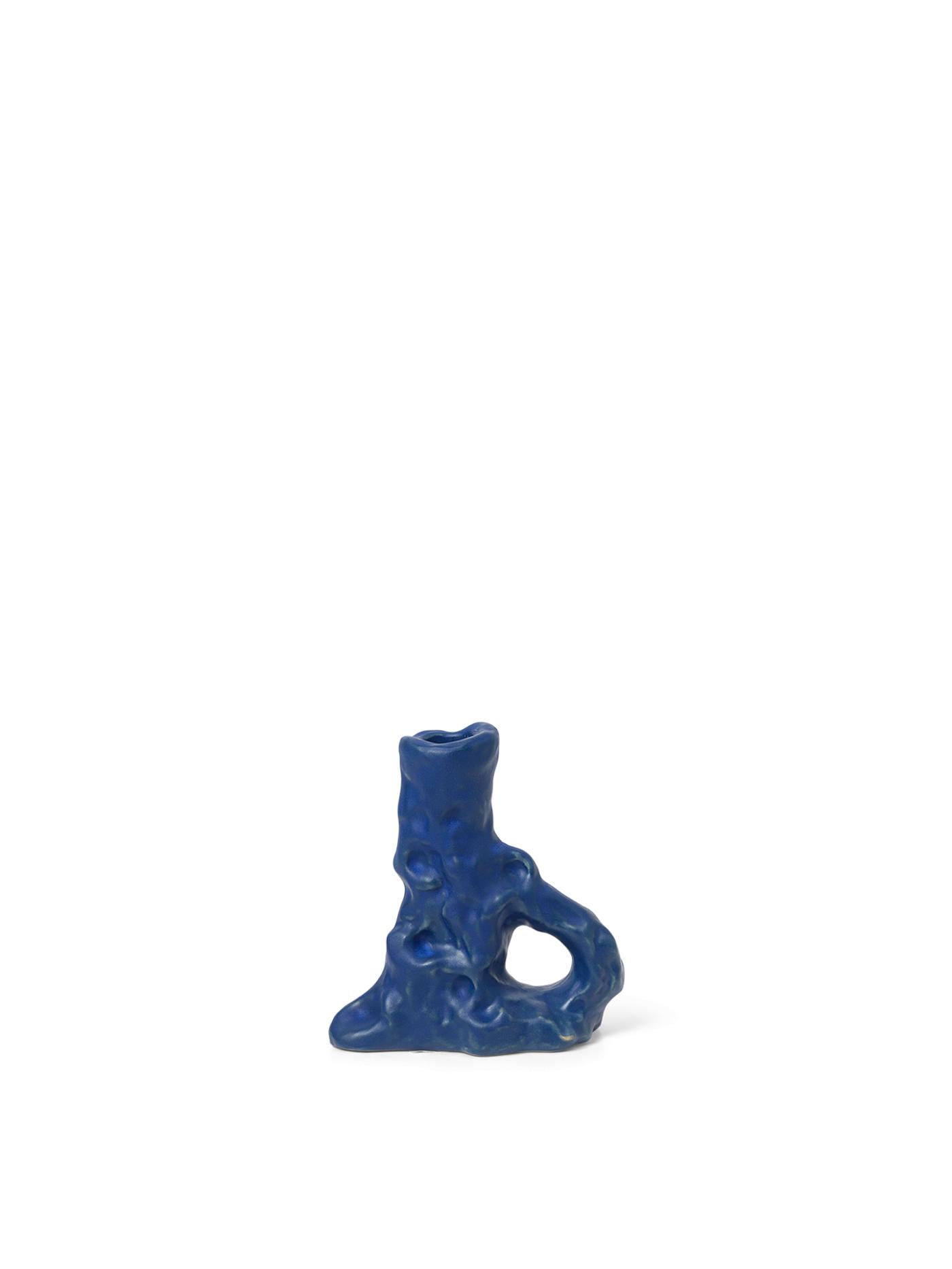 Dito Candle Holder – Single – Bright Blue Accessories