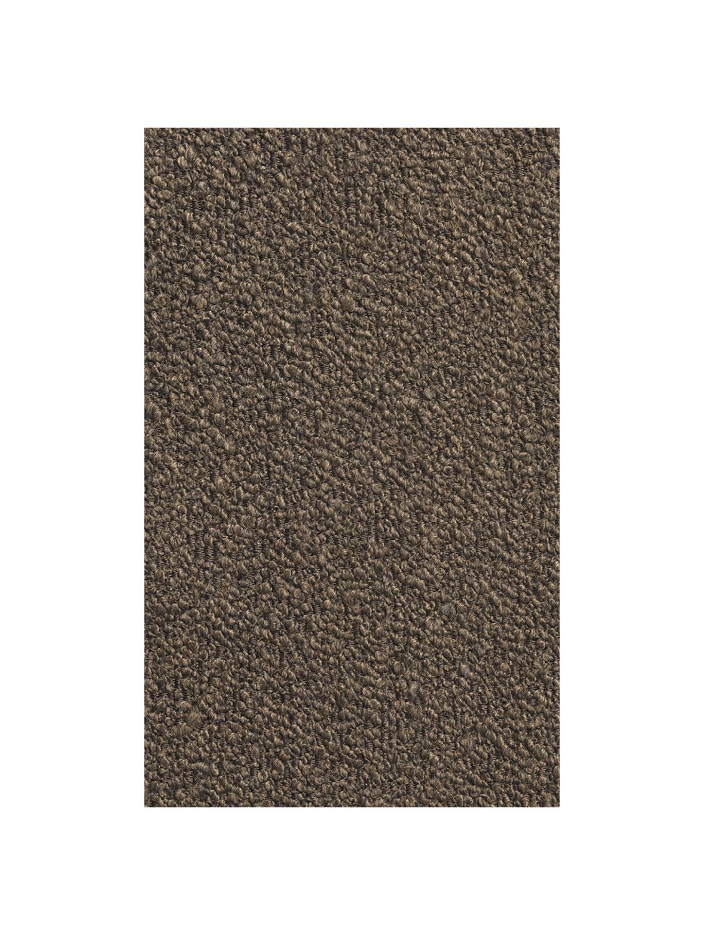 Fabric Sample – Soft Boucl/U00E9 – Dark Brown Fabric Samples