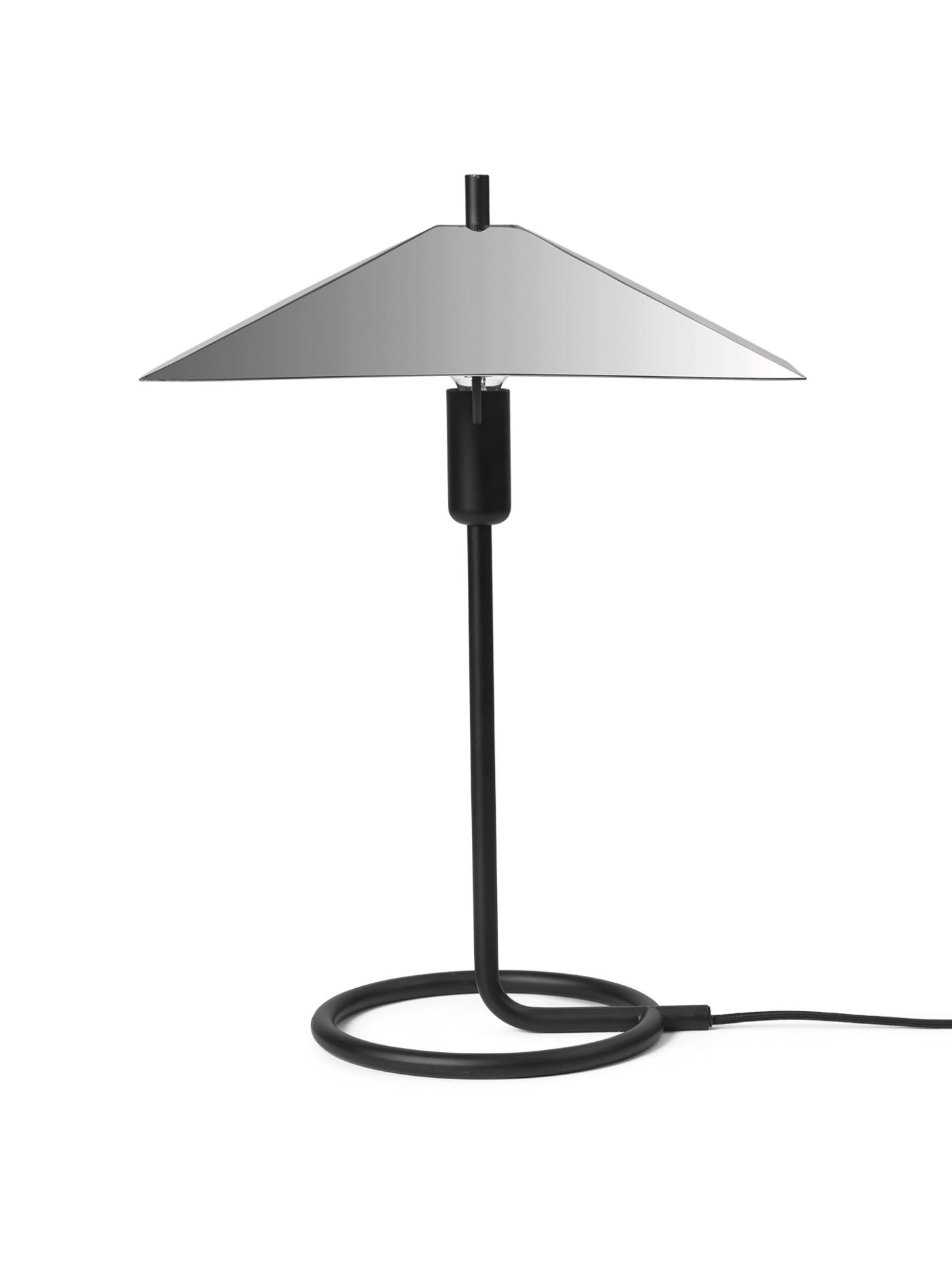 Filo Table Lamp Square – Black/Mirror Polished – Ul Lighting