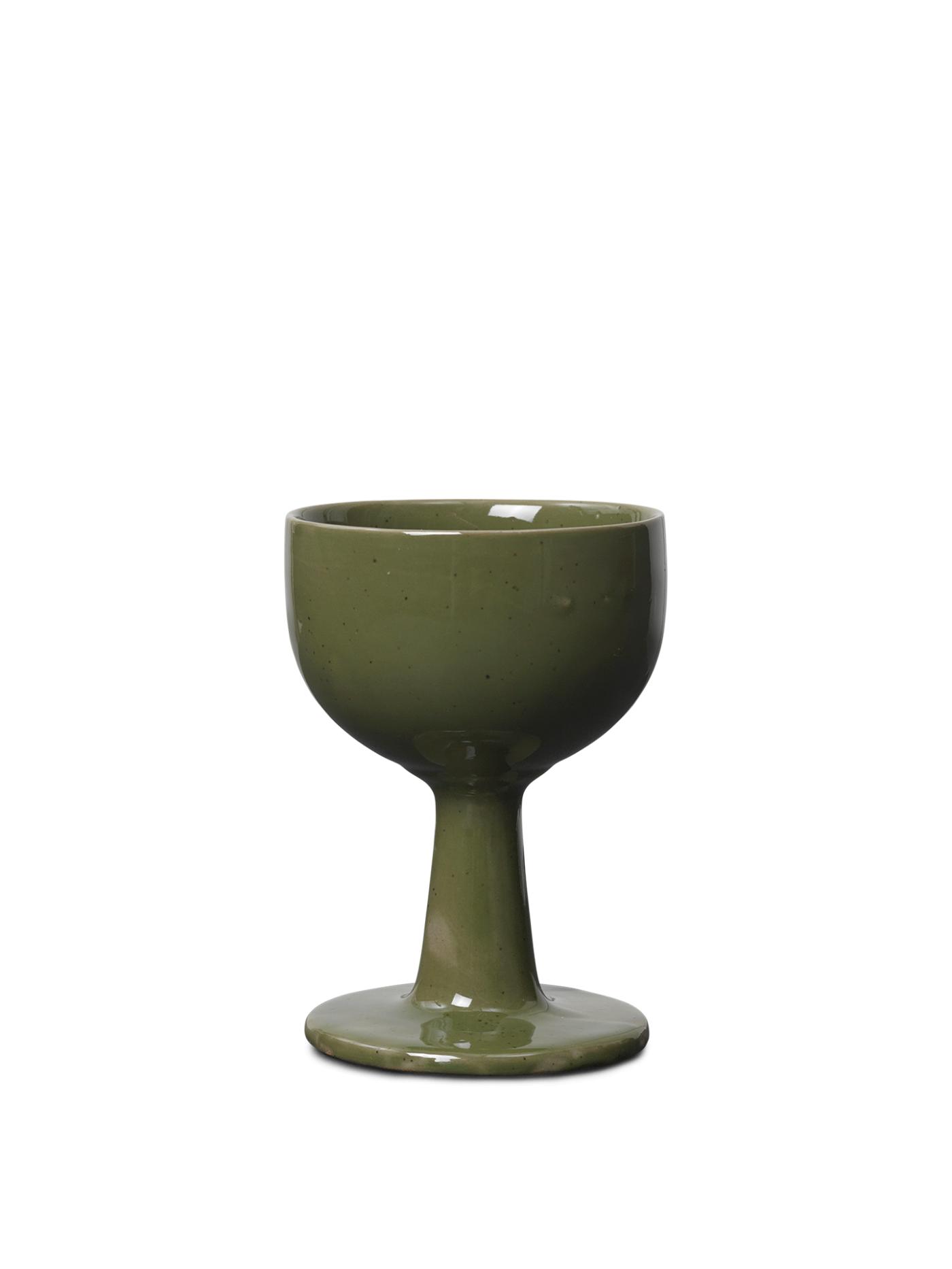 Floccula Wine Glass – Green Glasses And Cups