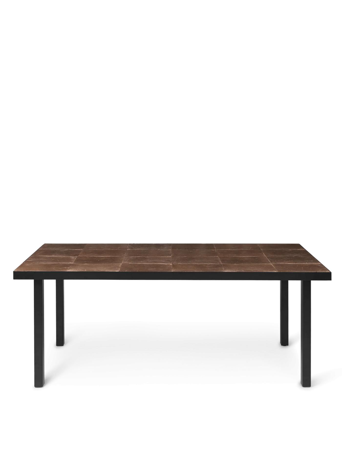 Flod Dining Table – Mocha/Black Furniture