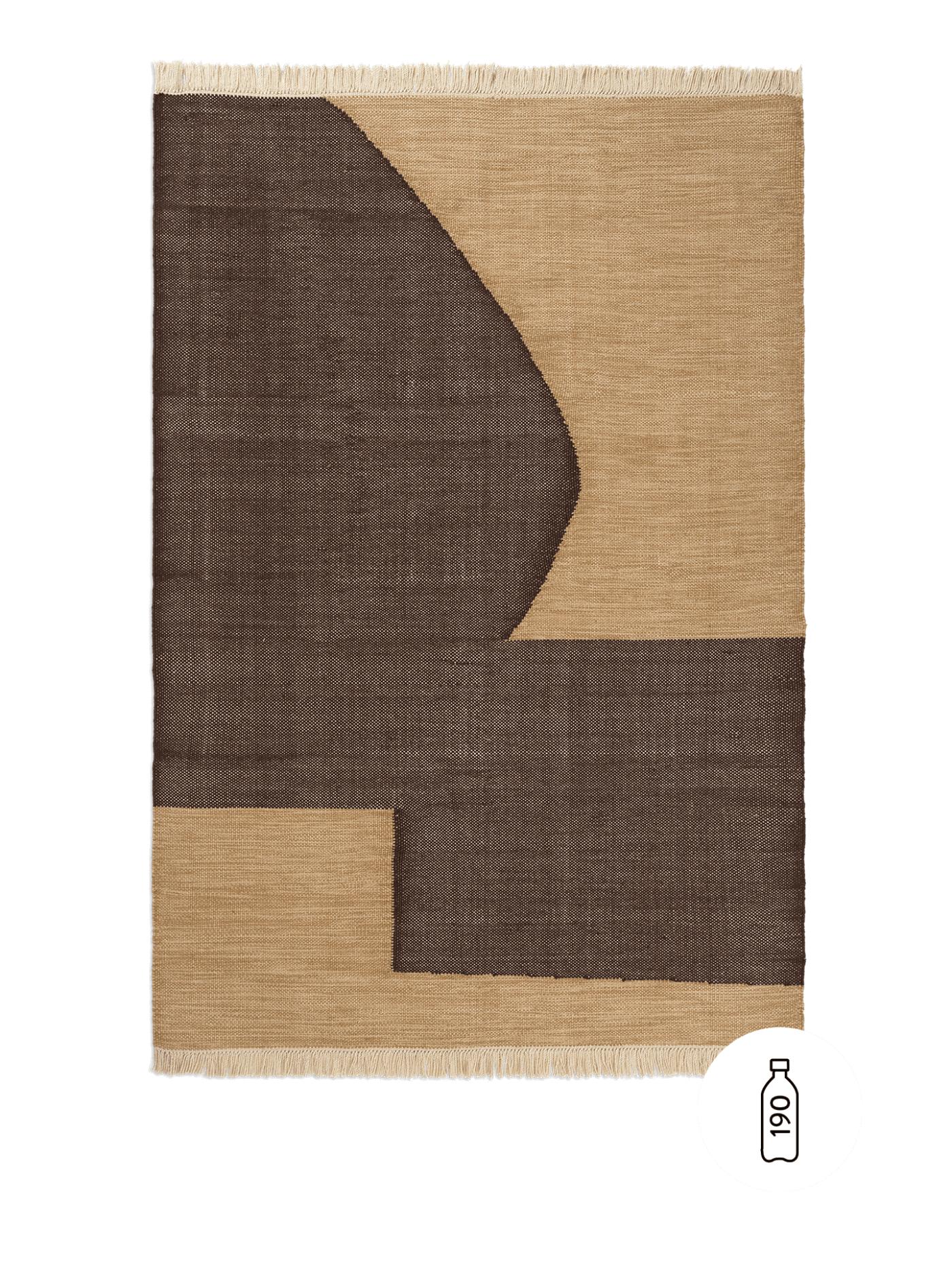 Forene Rug – Tan/Chocolate Outdoor Living