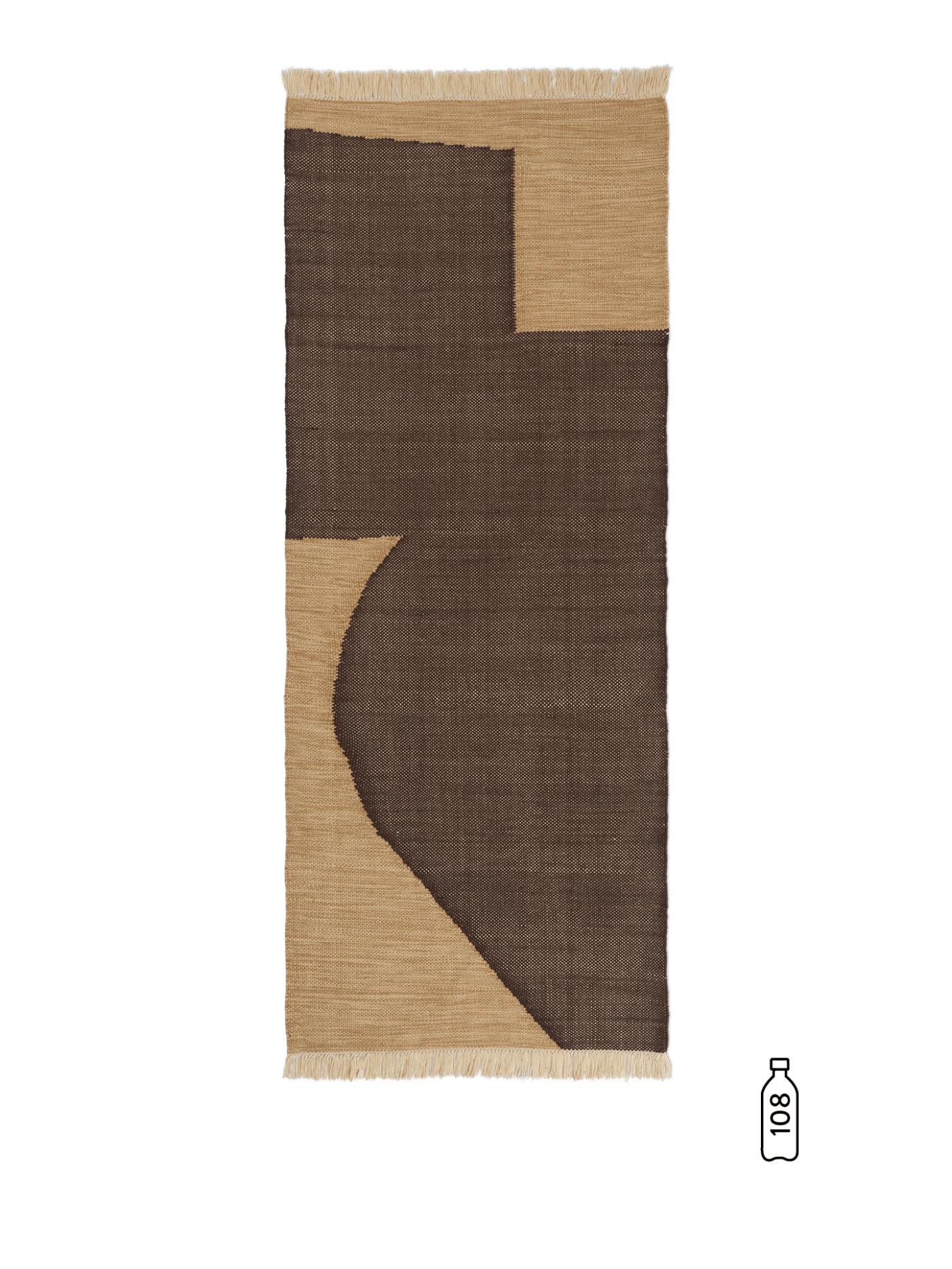 Forene Runner – Tan/Chocolate Mats And Runners