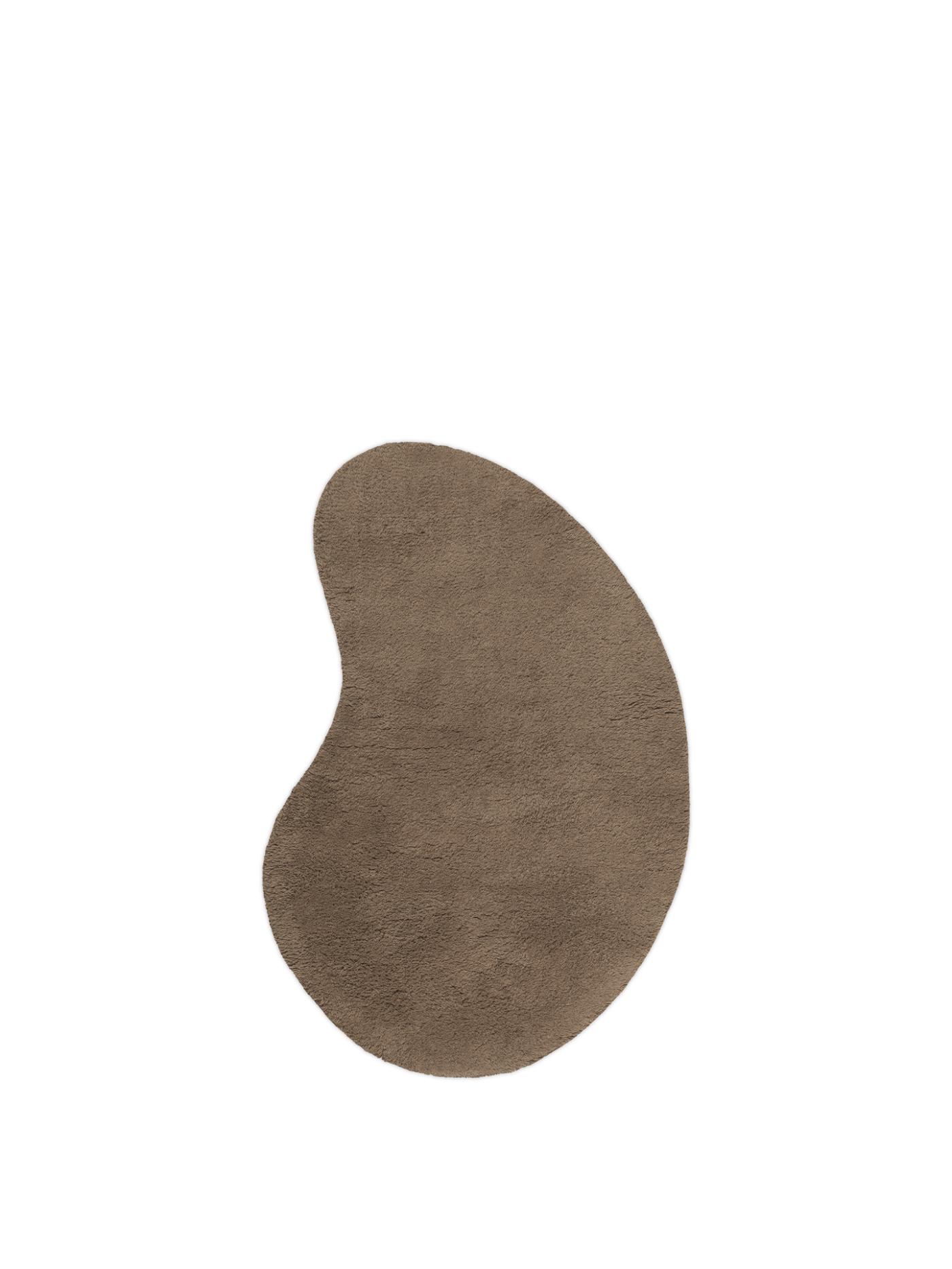 Forma Wool Rug – Small – Ash Brown Round Rugs