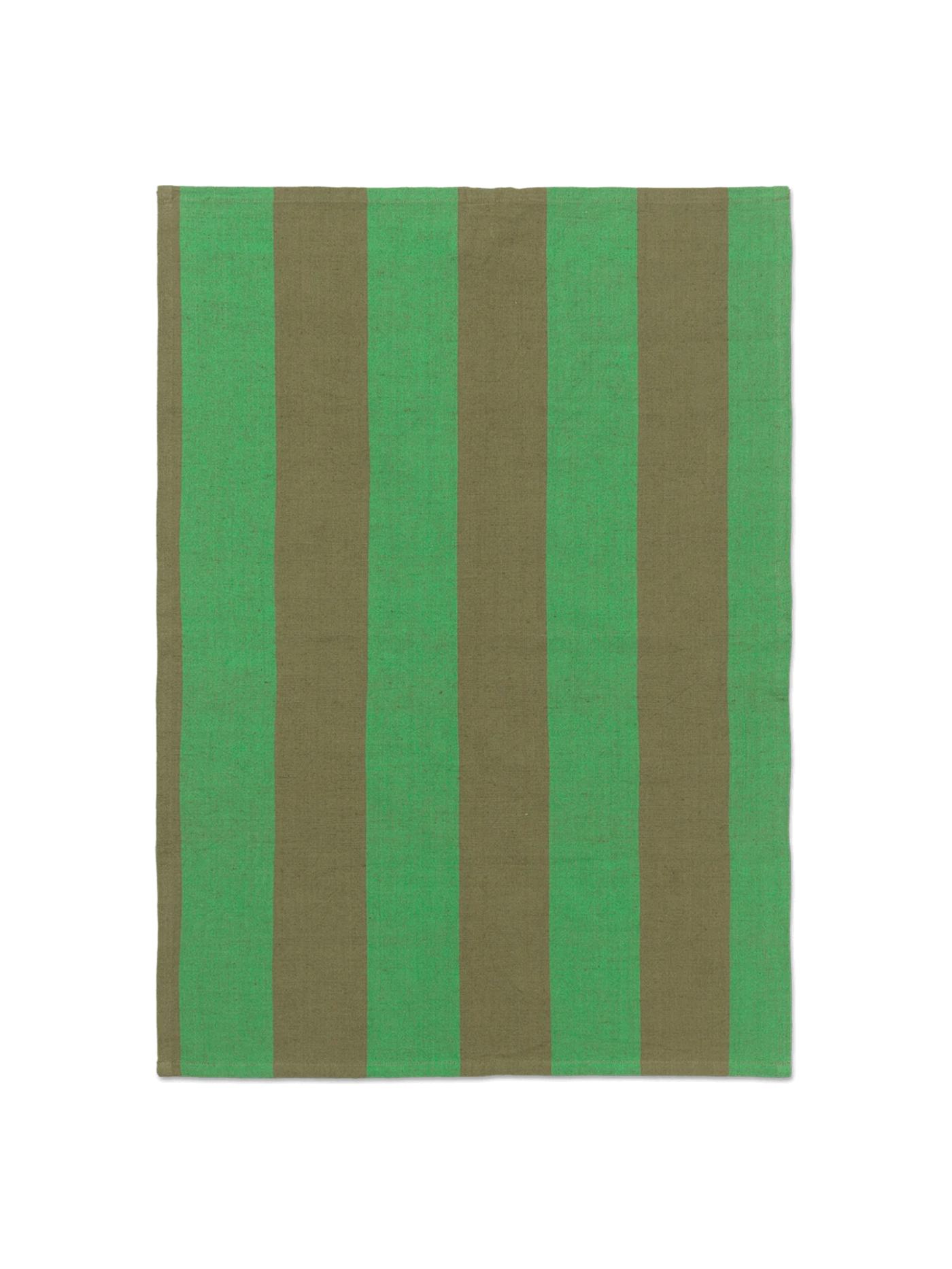 Hale Tea Towel – Olive/Green Kitchen