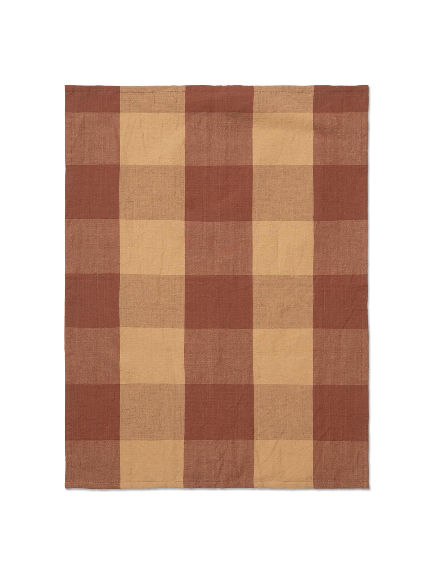 Hale Tea Towel – Peach/Spice Red Kitchen