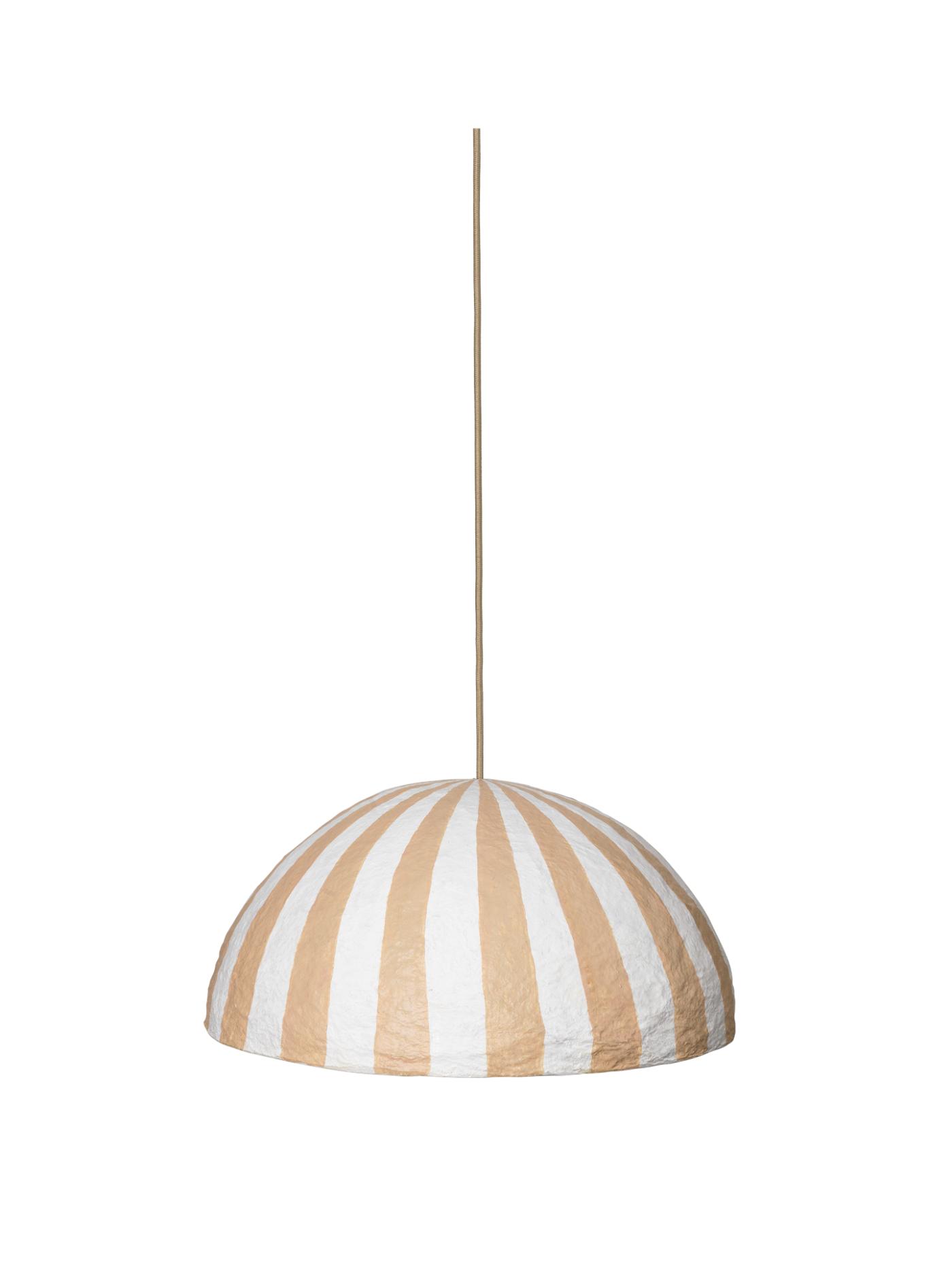 Half Dome Lampshade – Stripe Lighting