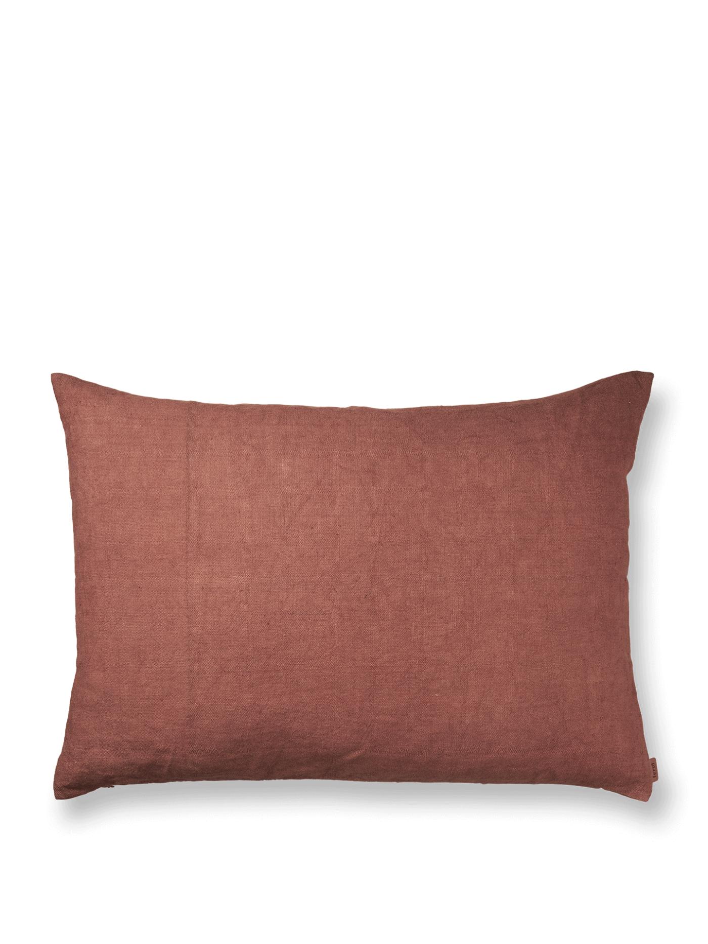 Heavy Linen Cushion – Large – Berry Red Cushions