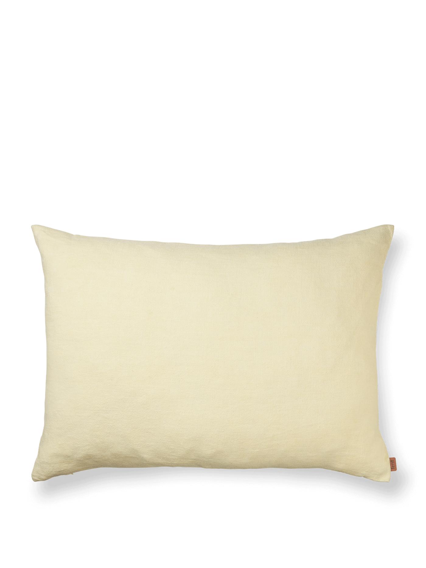 Heavy Linen Cushion – Large – Lemon Cushions