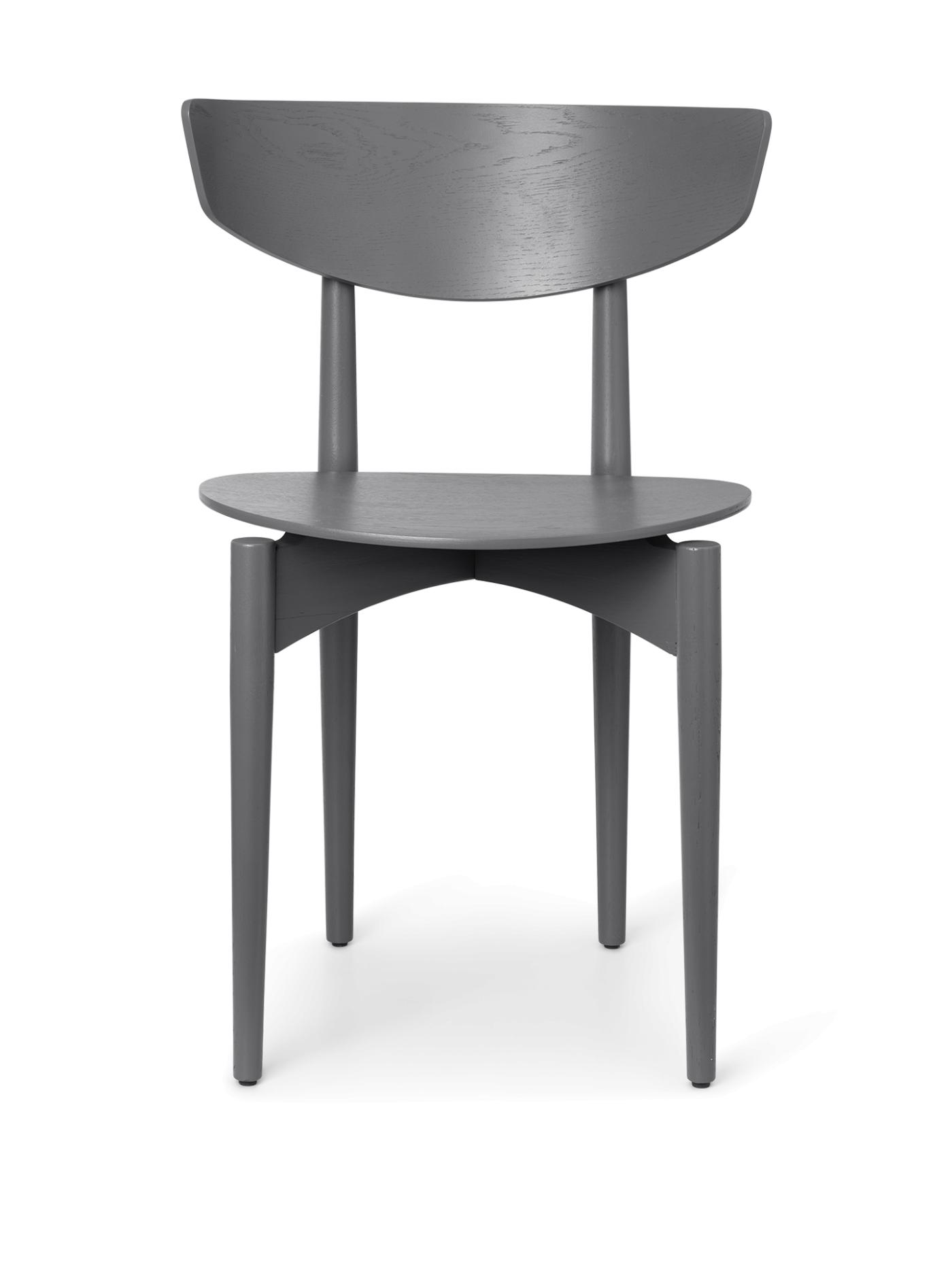 Herman Dining Chair – Wood – Warm Grey Chairs And Benches