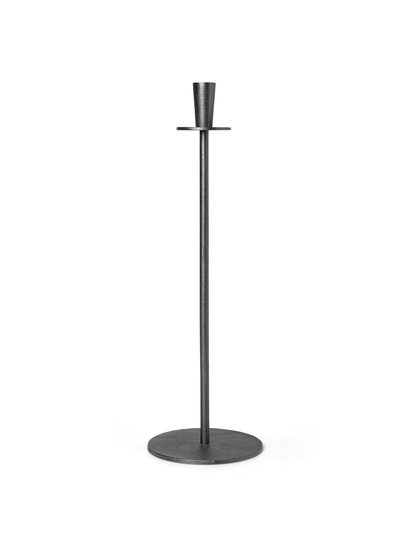 Hoy Casted Candle Holder – Black Accessories