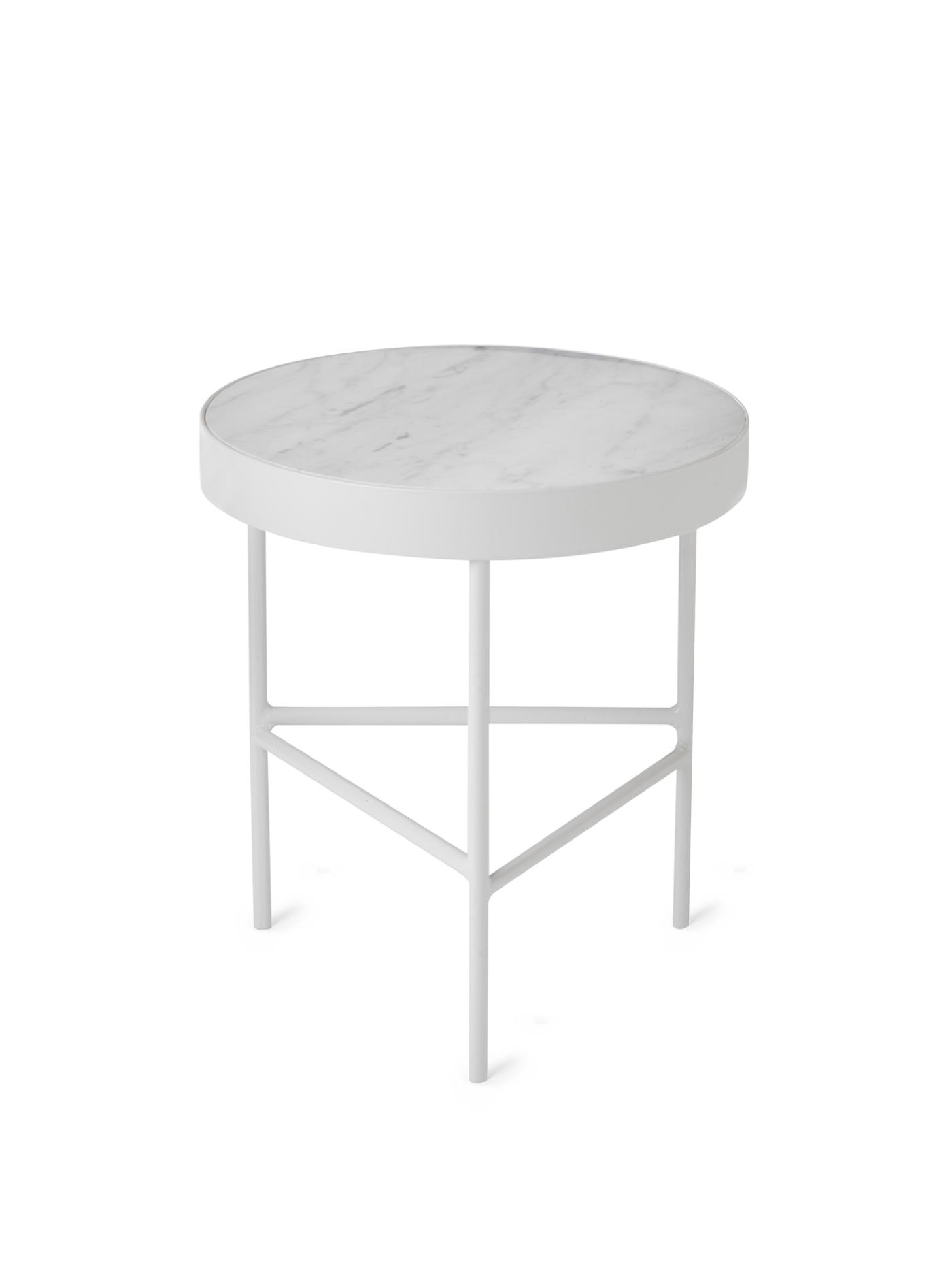 Marble Table – Medium – White Furniture