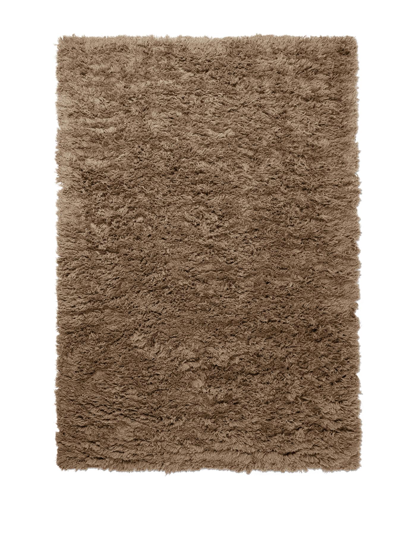 Meadow High Pile Rug – Dark Beige Rectangular Rugs