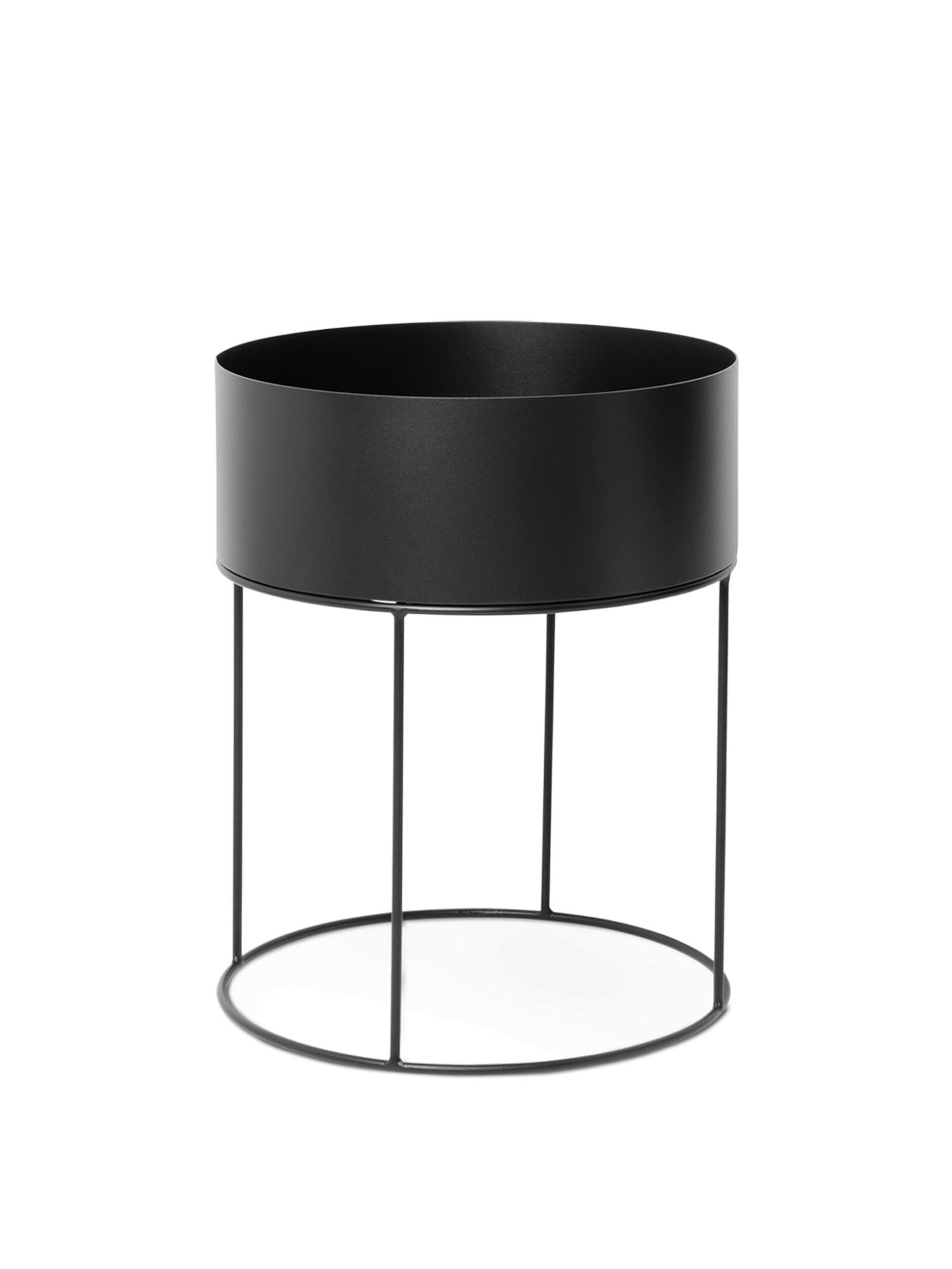 Plant Box – Round – Black Accessories