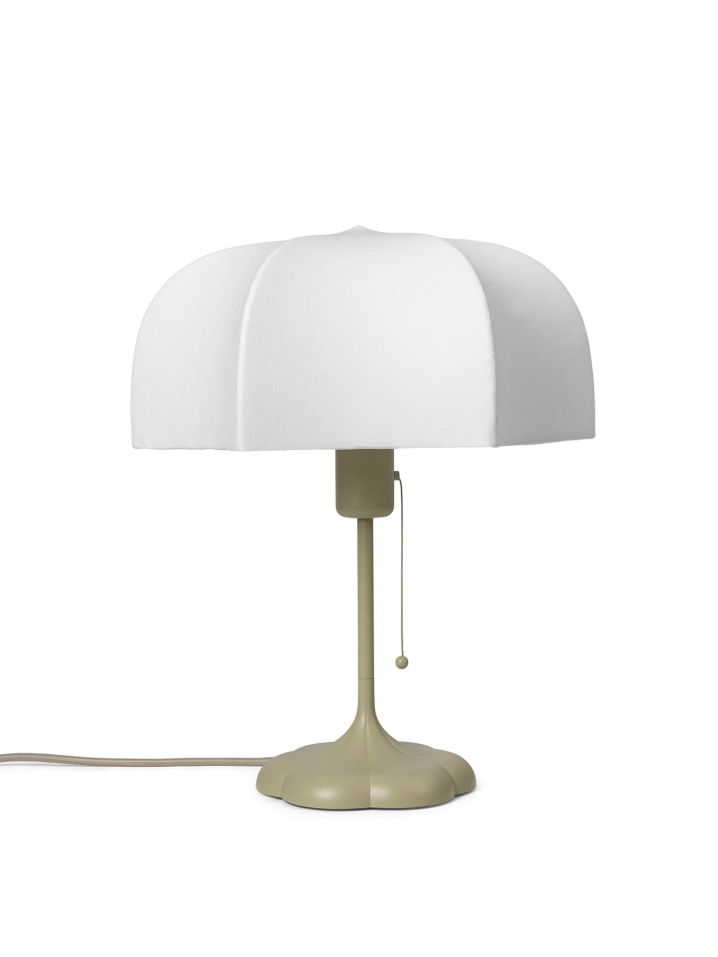 Poem Table Lamp – White/Cashmere – Ul Lighting