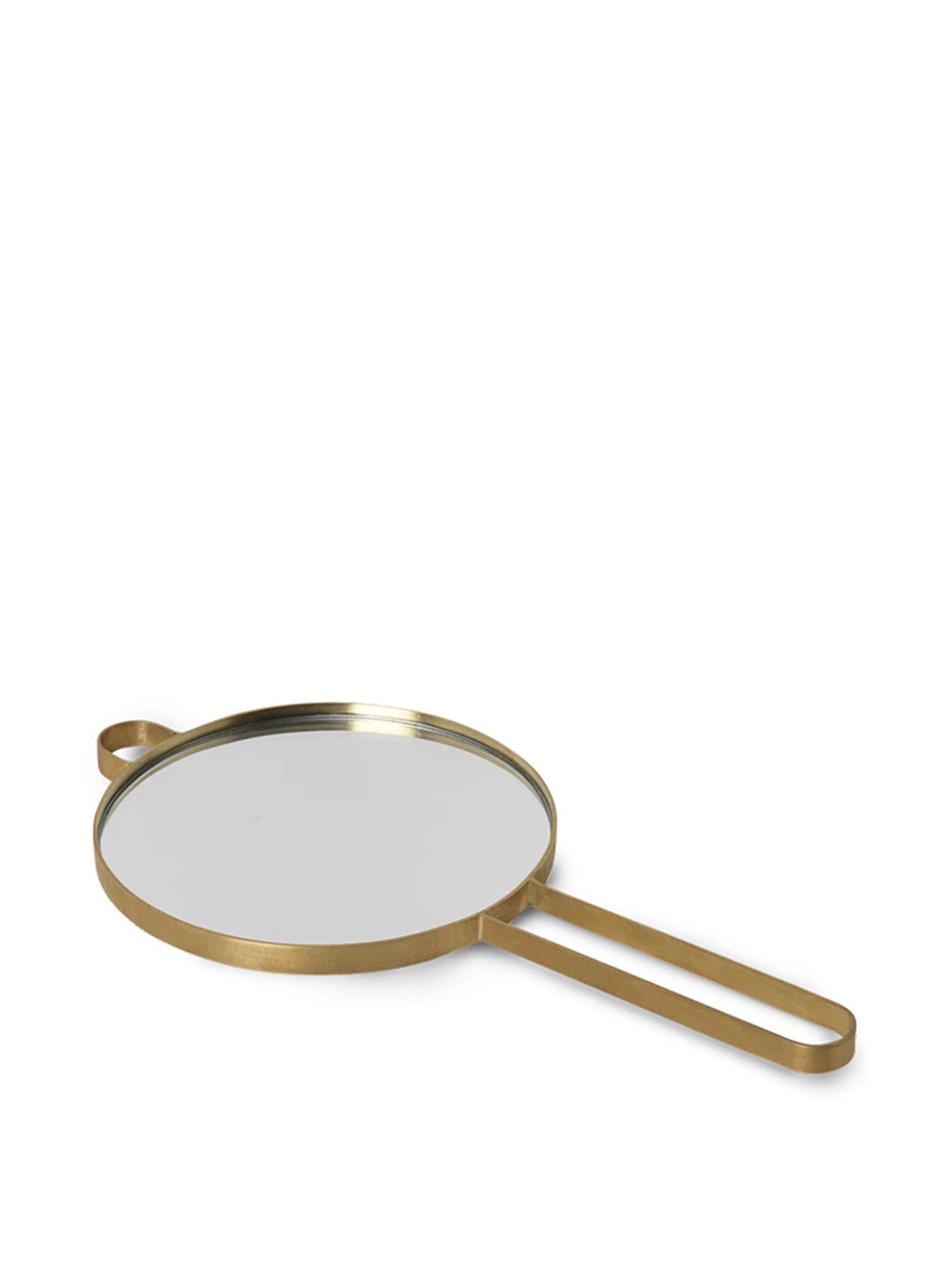 Poise Hand Mirror – Brass Accessories