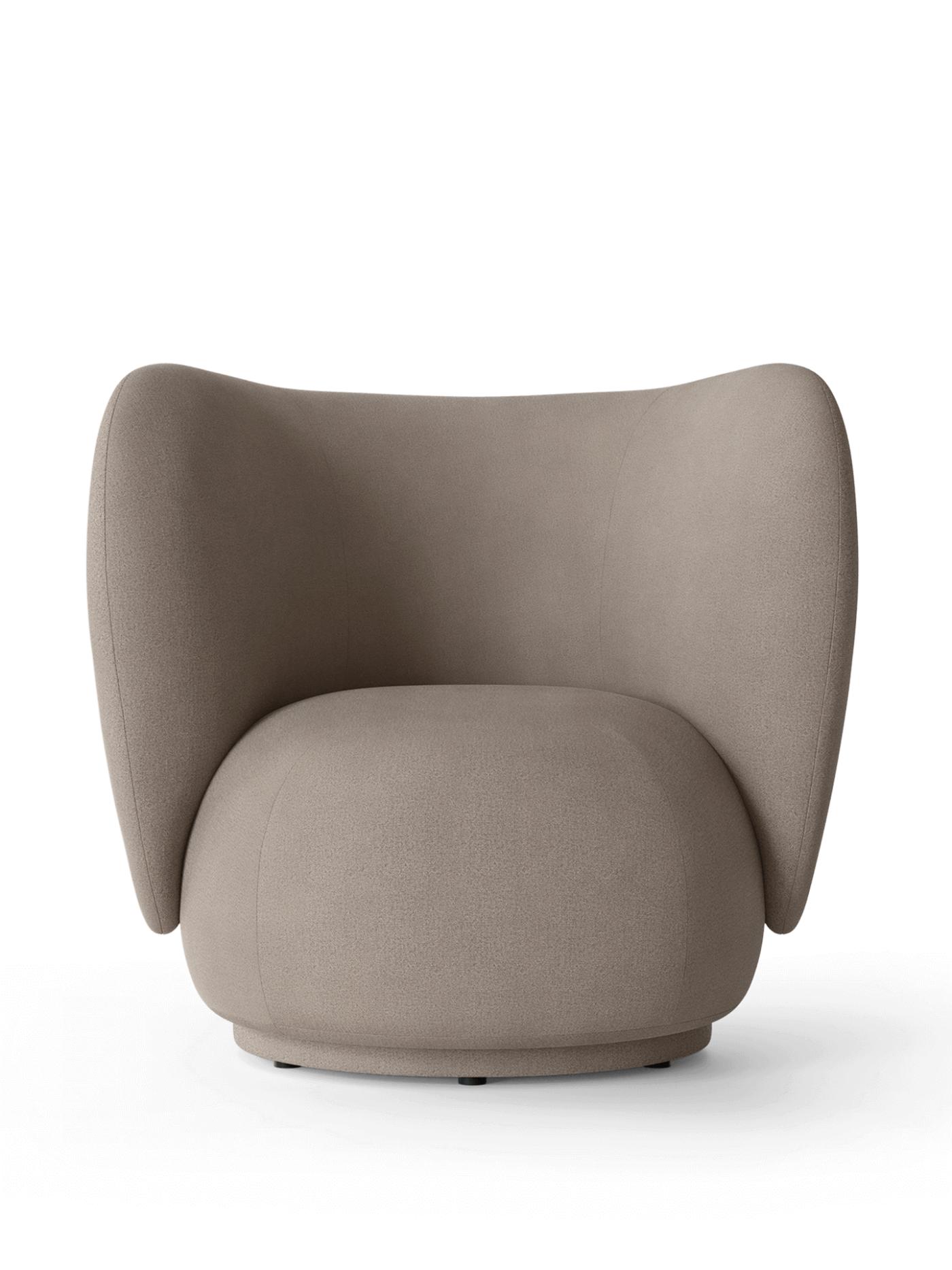 Rico Lounge Chair – Swivel – Brushed – Warm Grey – Us Chairs And Benches