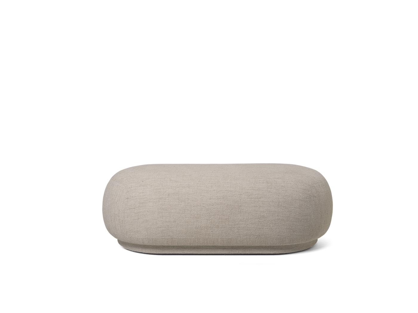 Rico Ottoman – Boucl/U00E9 – Sand – Us Furniture