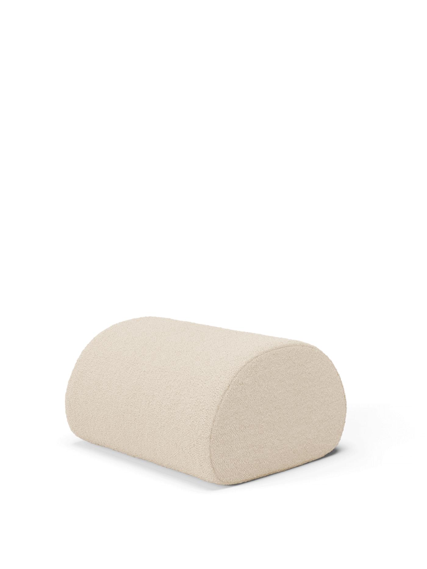 Rouli Pouf – Pure Boucl/U00E9 – Off-White Furniture