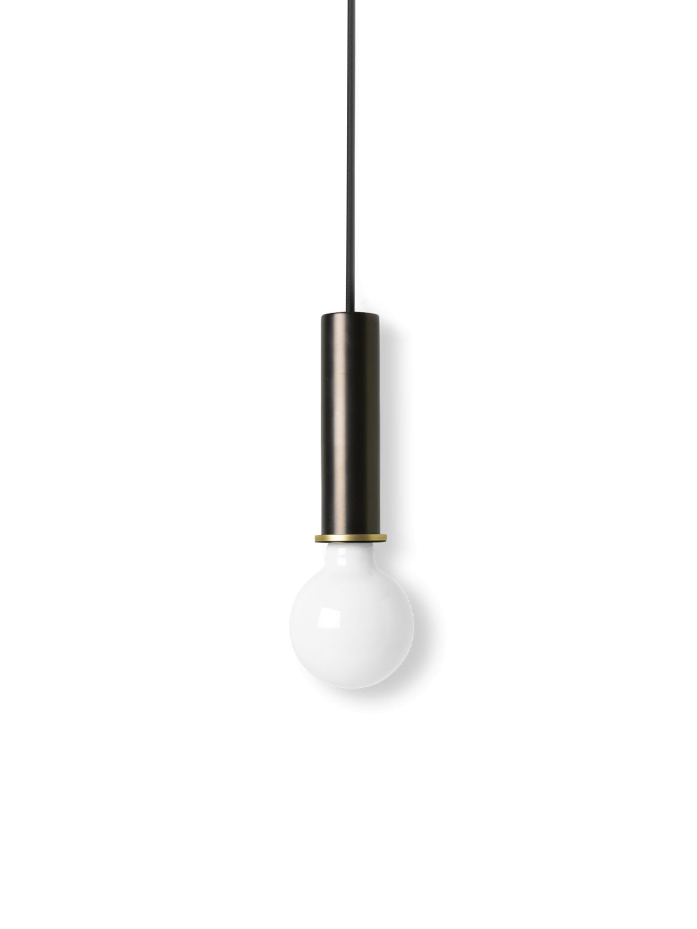 Socket Pendant High – Black Brass – Ul Lighting