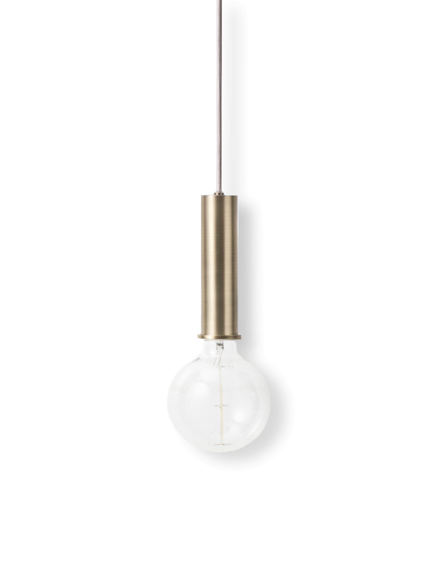 Socket Pendant High – Brass – Ul Lighting