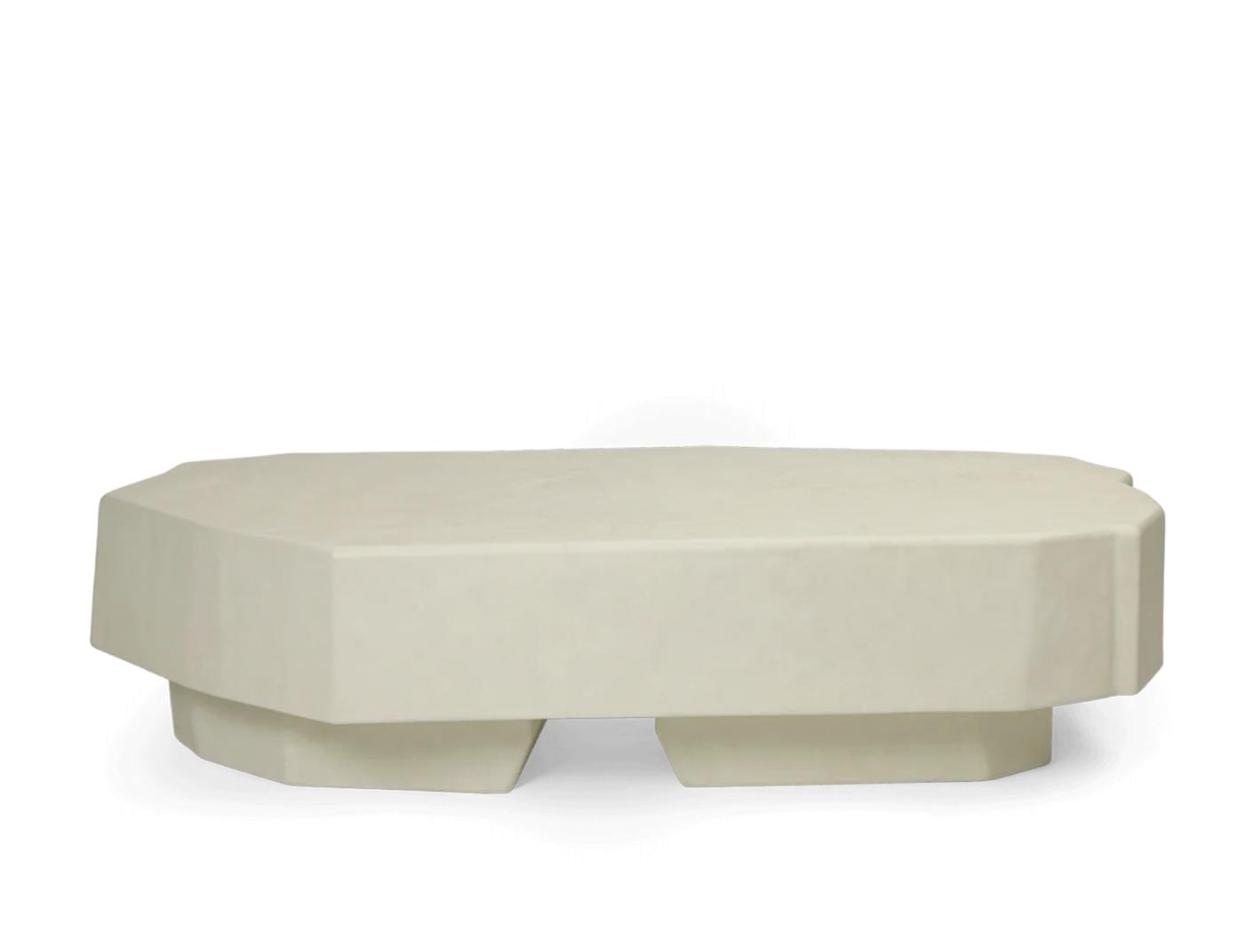 Staffa Coffee Table – Large – Ivory Furniture