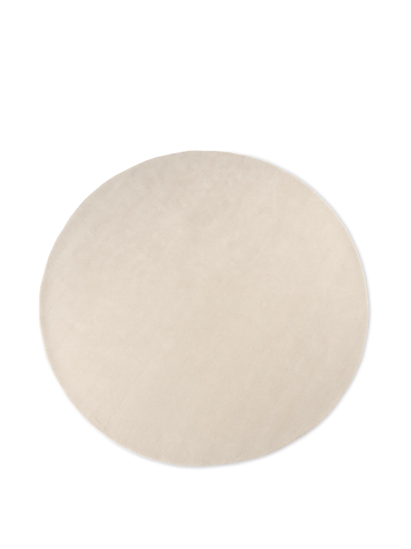 Stille Tufted Rug – Round – Off-White Round Rugs