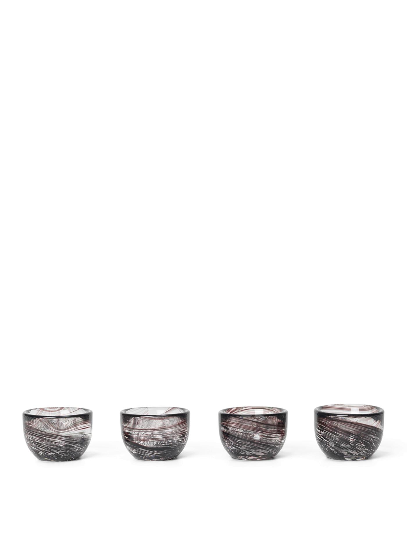 Tinta Egg Cups – Set Of 4 – Deep Brown Kitchen