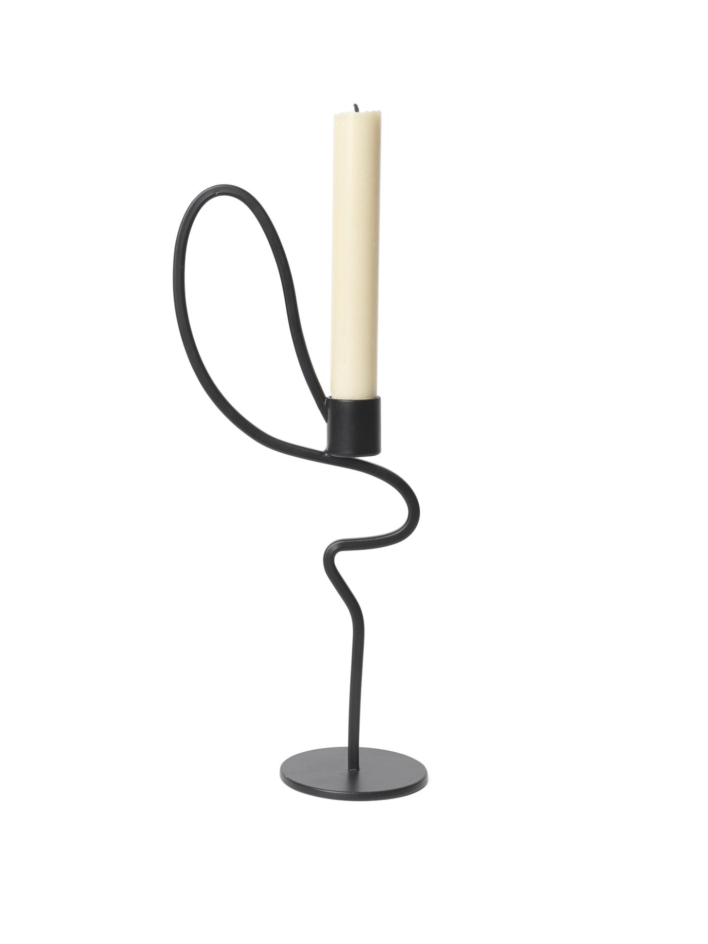 Valse Candle Holder – Tall – Black Accessories