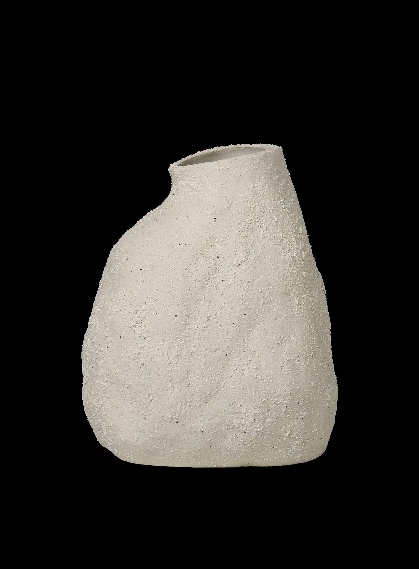 Vulca Vase – Medium – Off-White Stone Accessories