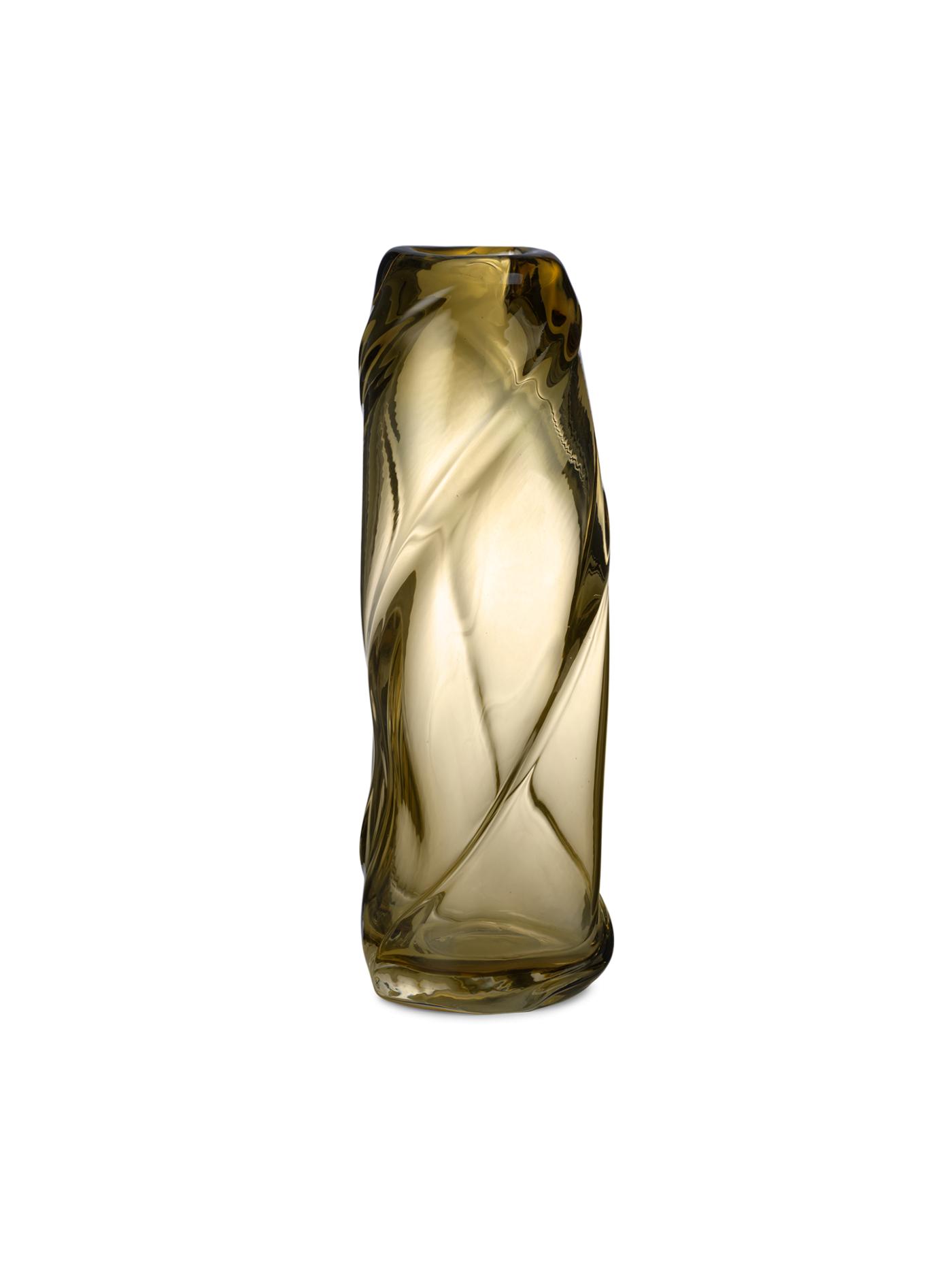 Water Swirl Vase – Tall – Light Yellow Accessories