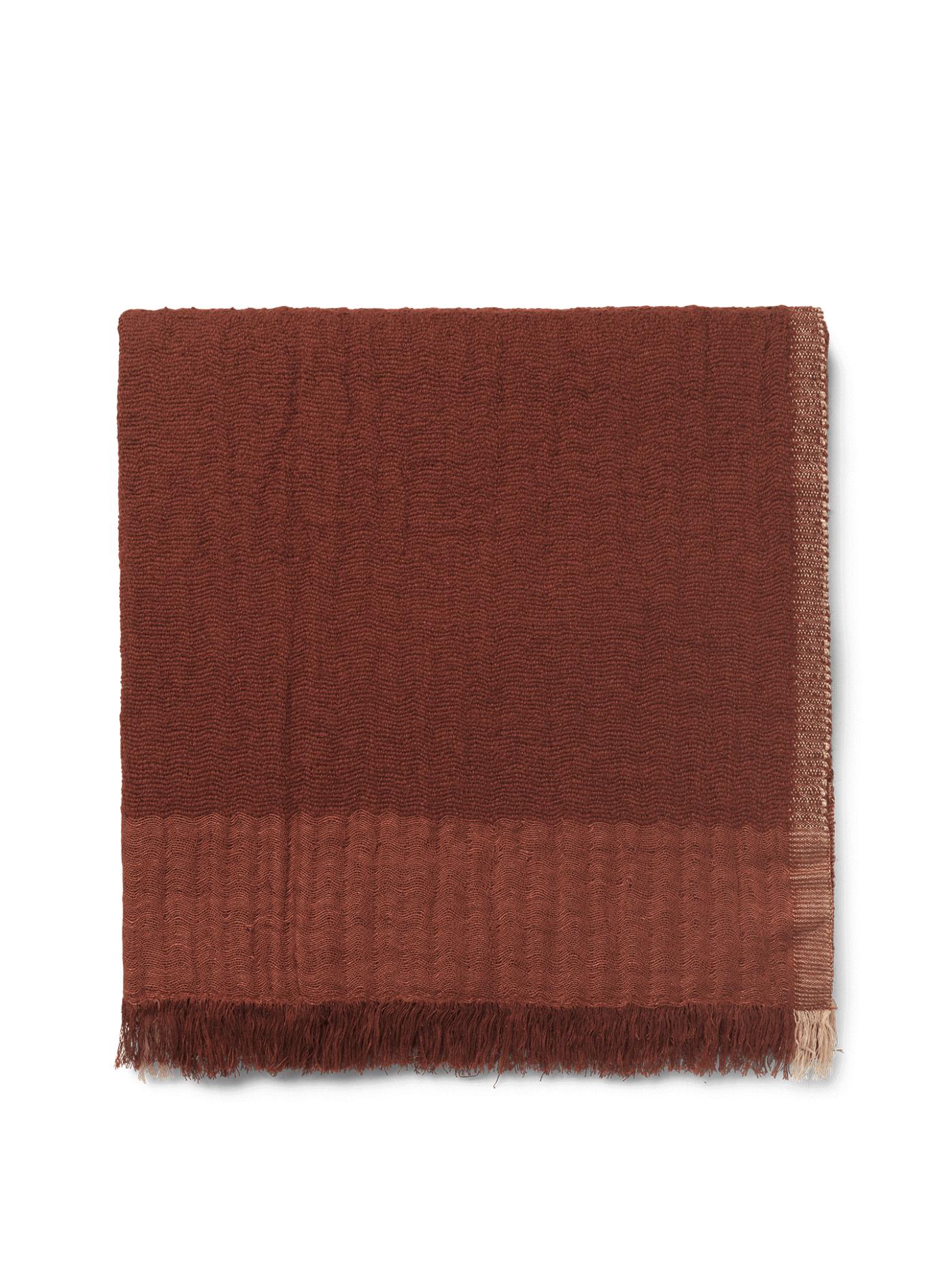 Weaver Throw – Red Brown Bedding And Throws