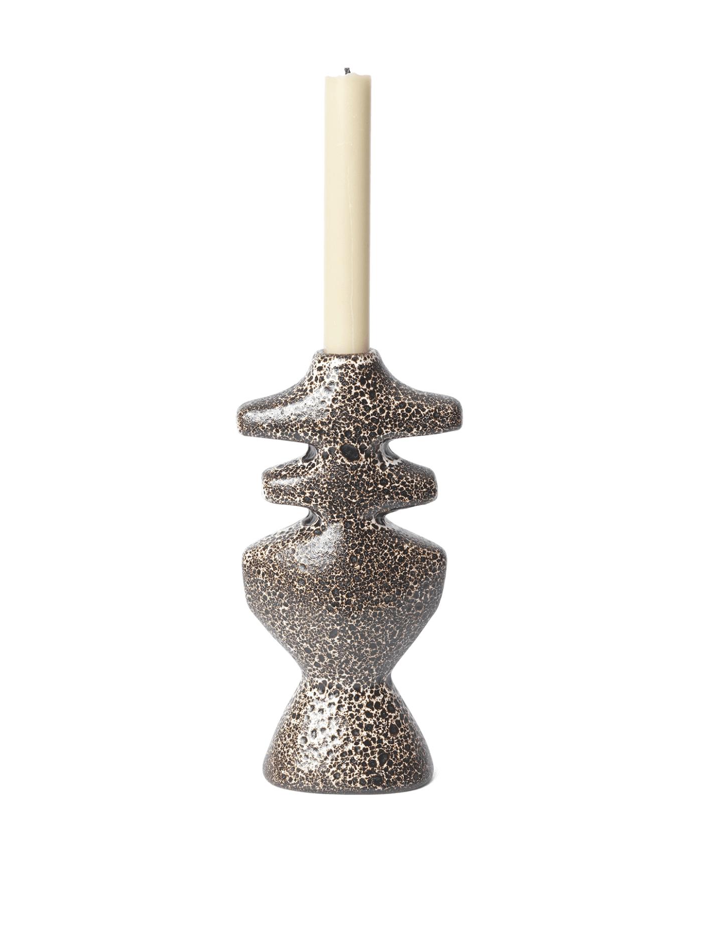 Yara Candle Holder – Large – Brown Spot Accessories