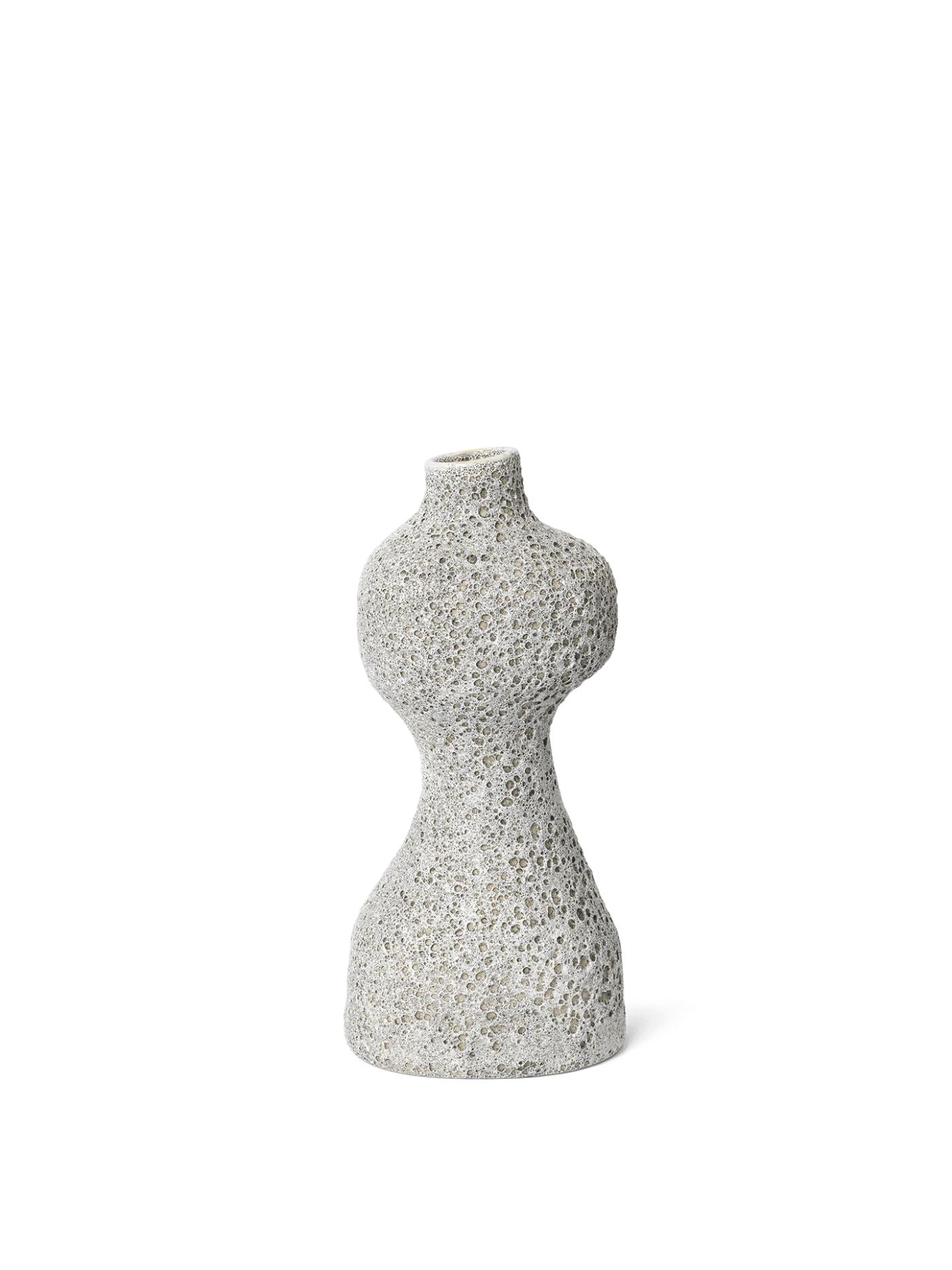 Yara Vase – Medium – Grey Pumice Accessories